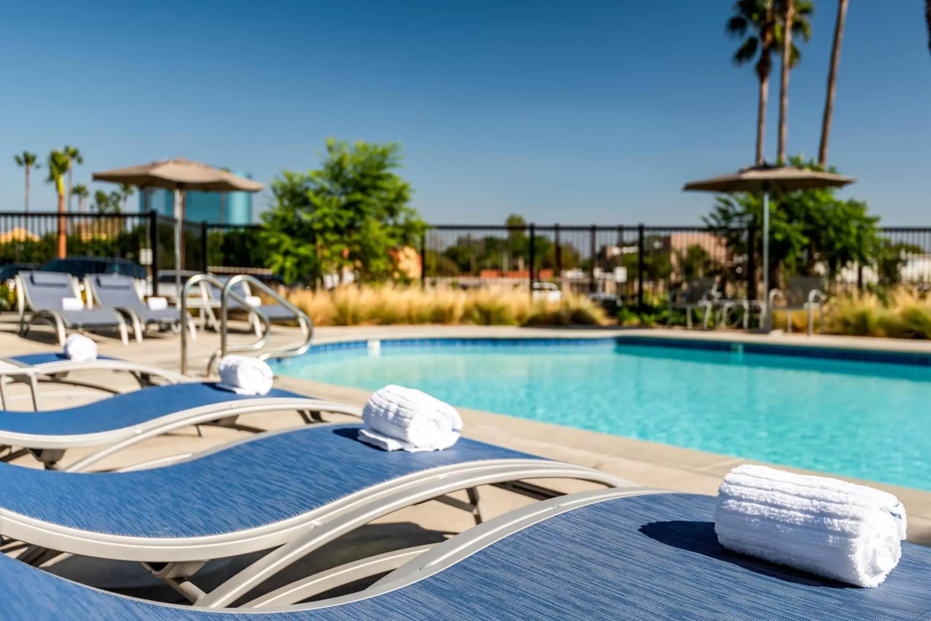 Swimming Pool in Holiday Inn Express & Suites Santa Ana - Orange County, an IHG Hotel