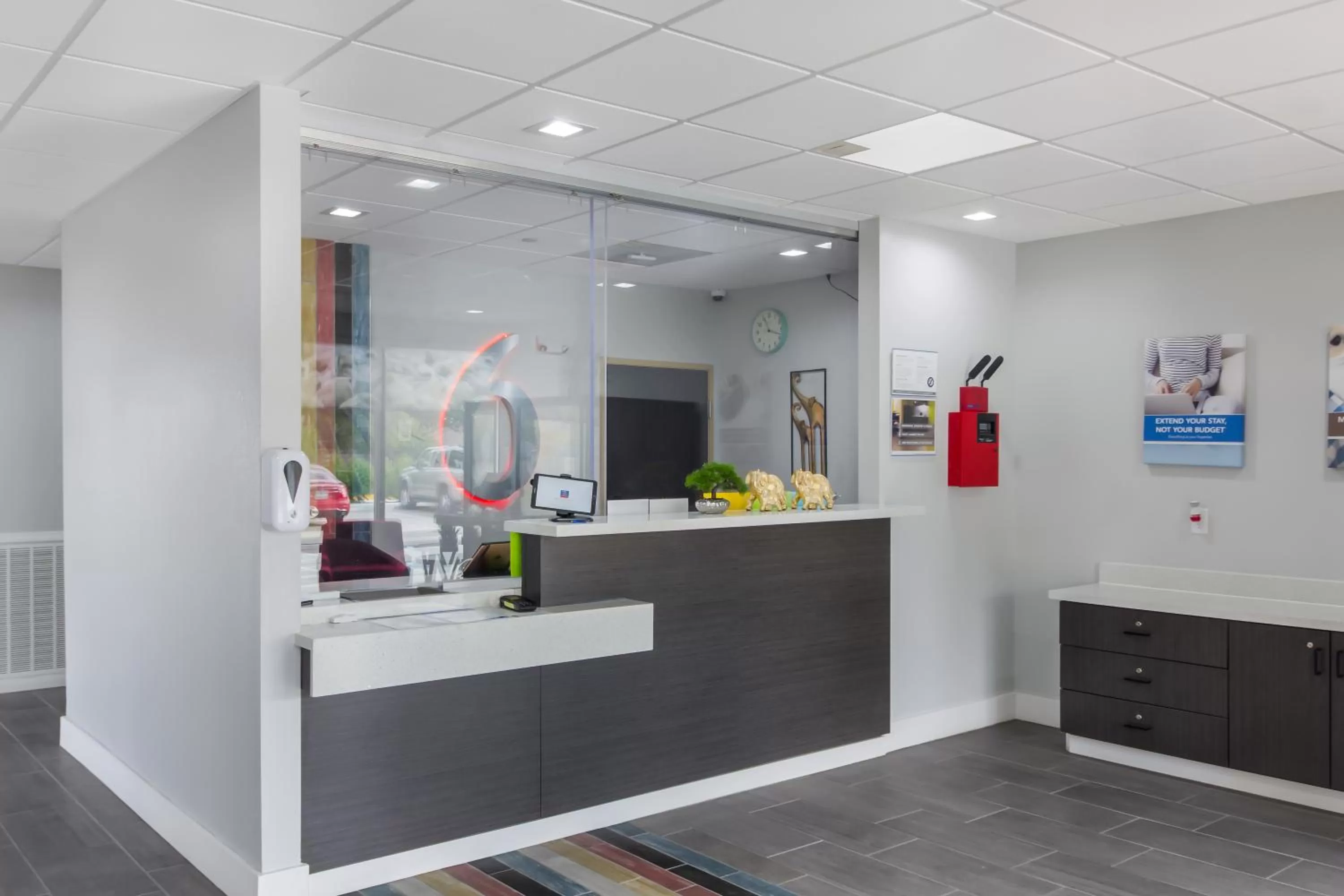 Lobby or reception in Studio 6 Katy, Tx