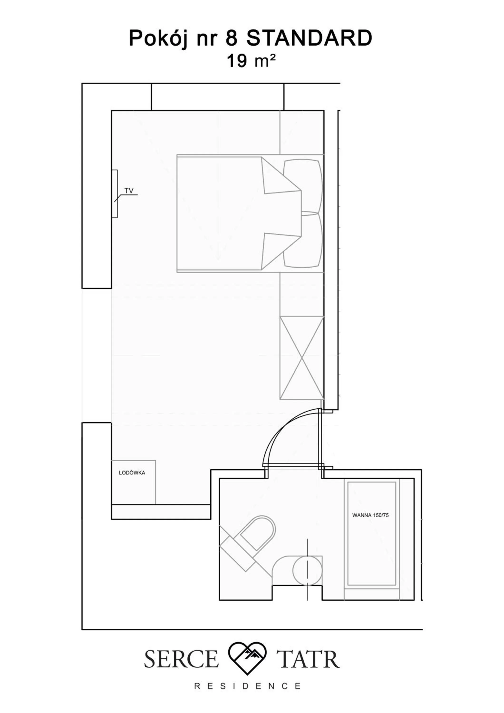 Floor Plan in Serce Tatr Residence Zakopane - blisko Krupówek
