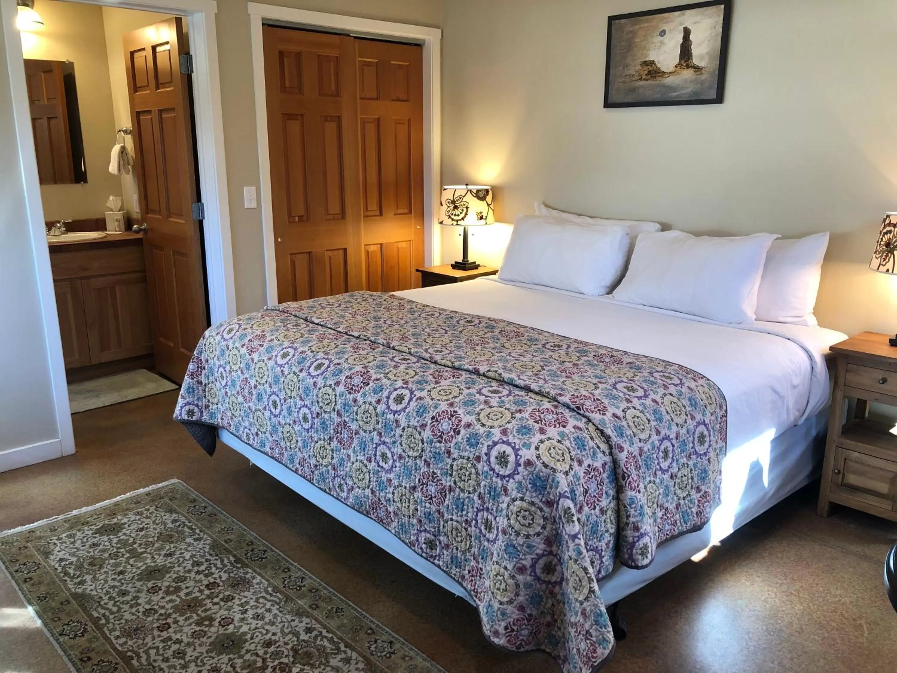 Bed in Moab Springs Ranch