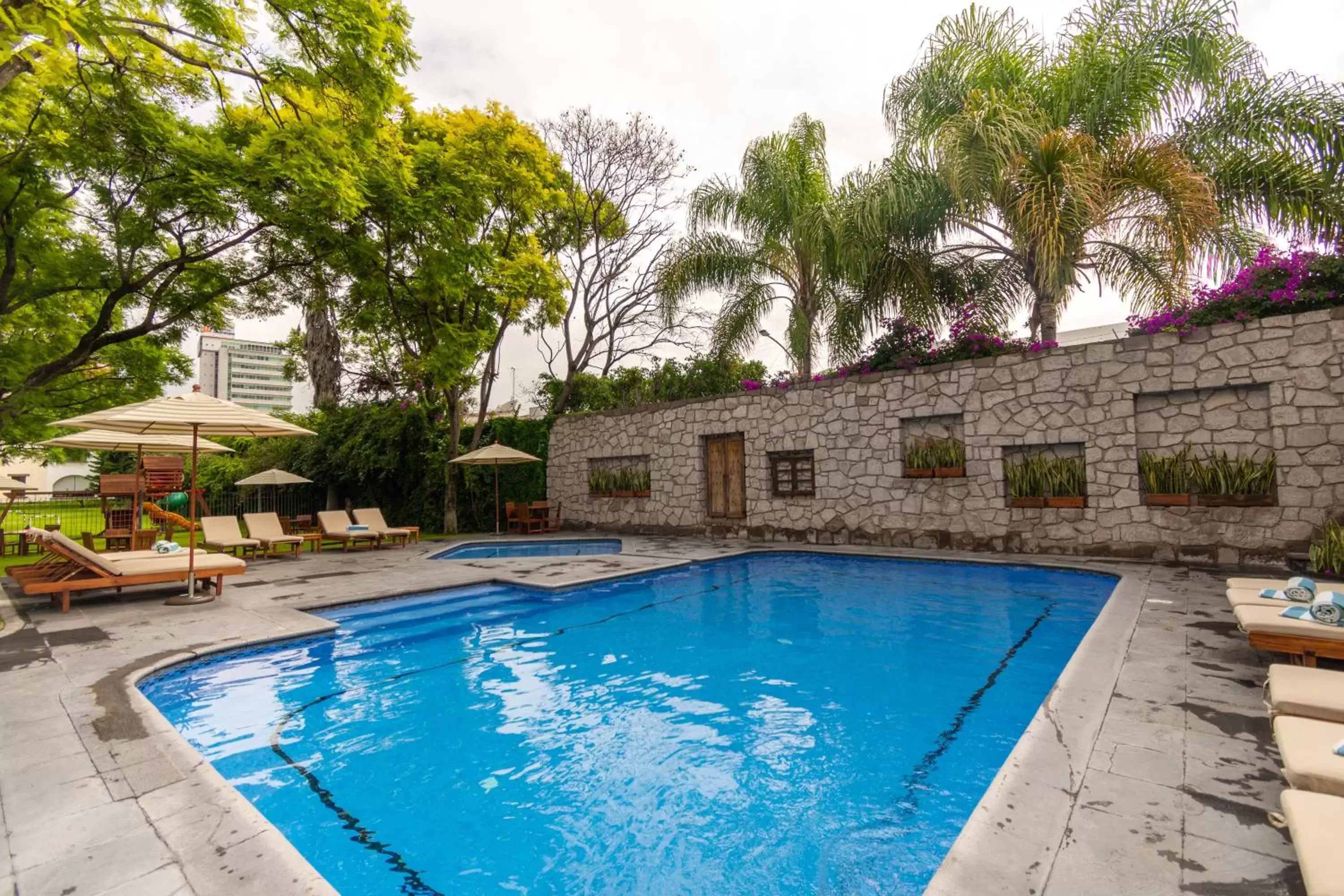 Pool view, Swimming Pool in Hotel Flamingo Inn