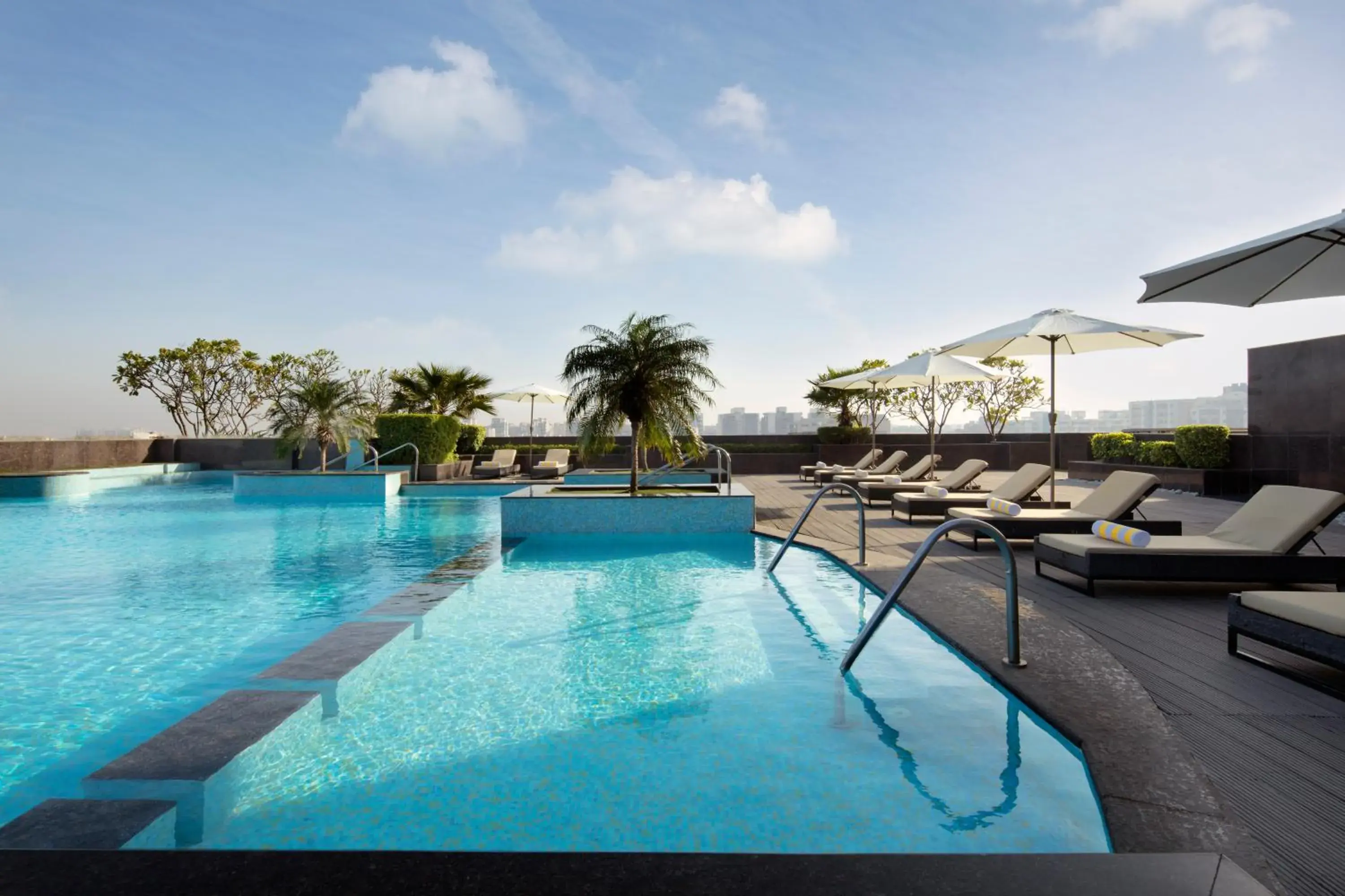 , Swimming Pool in Radisson Blu Hotel New Delhi Dwarka