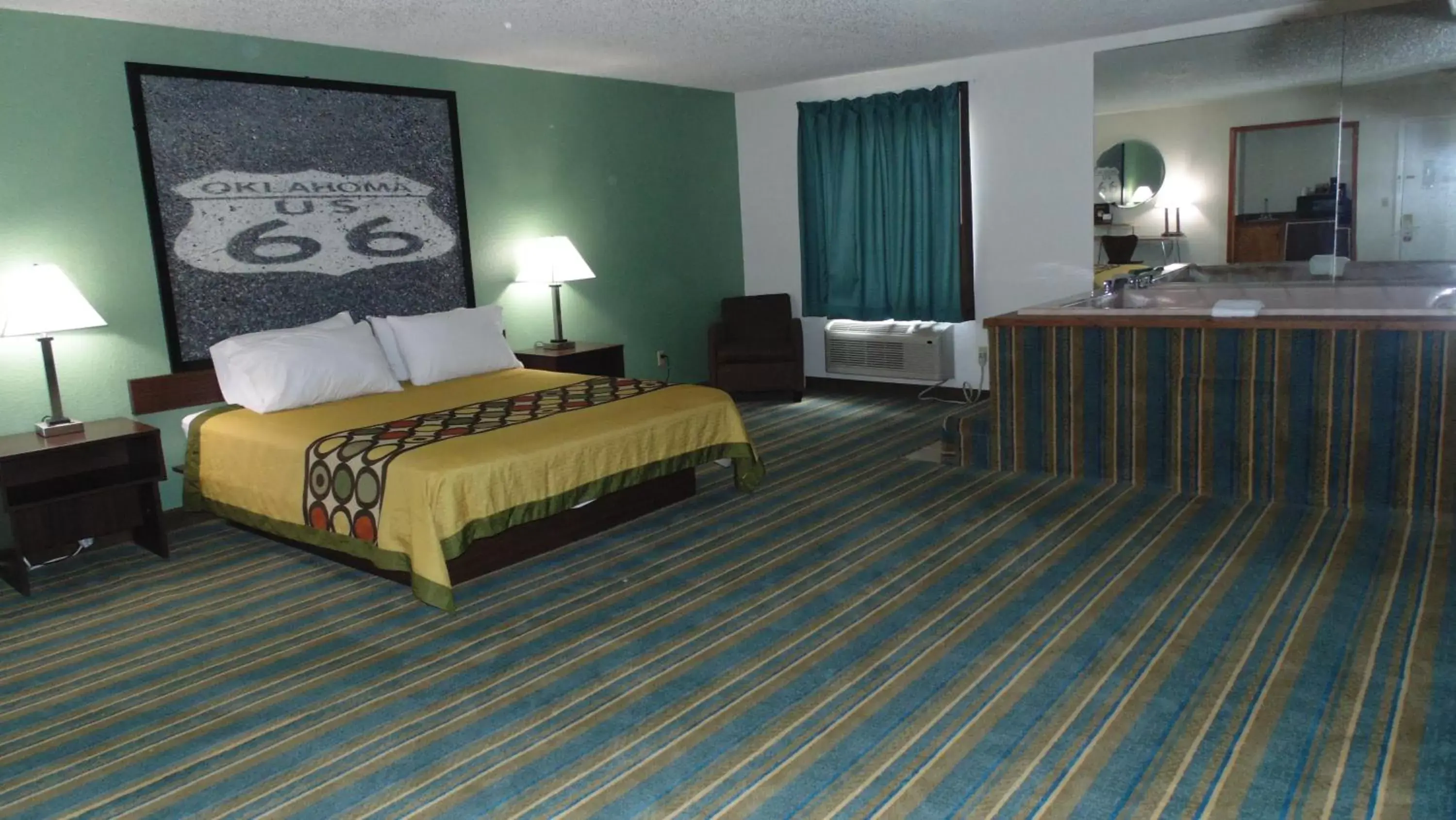 Bedroom, Bed in Super 8 by Wyndham Sapulpa/Tulsa Area Bedroom, Bed in Super 8 by Wyndham Sapulpa/Tulsa Area