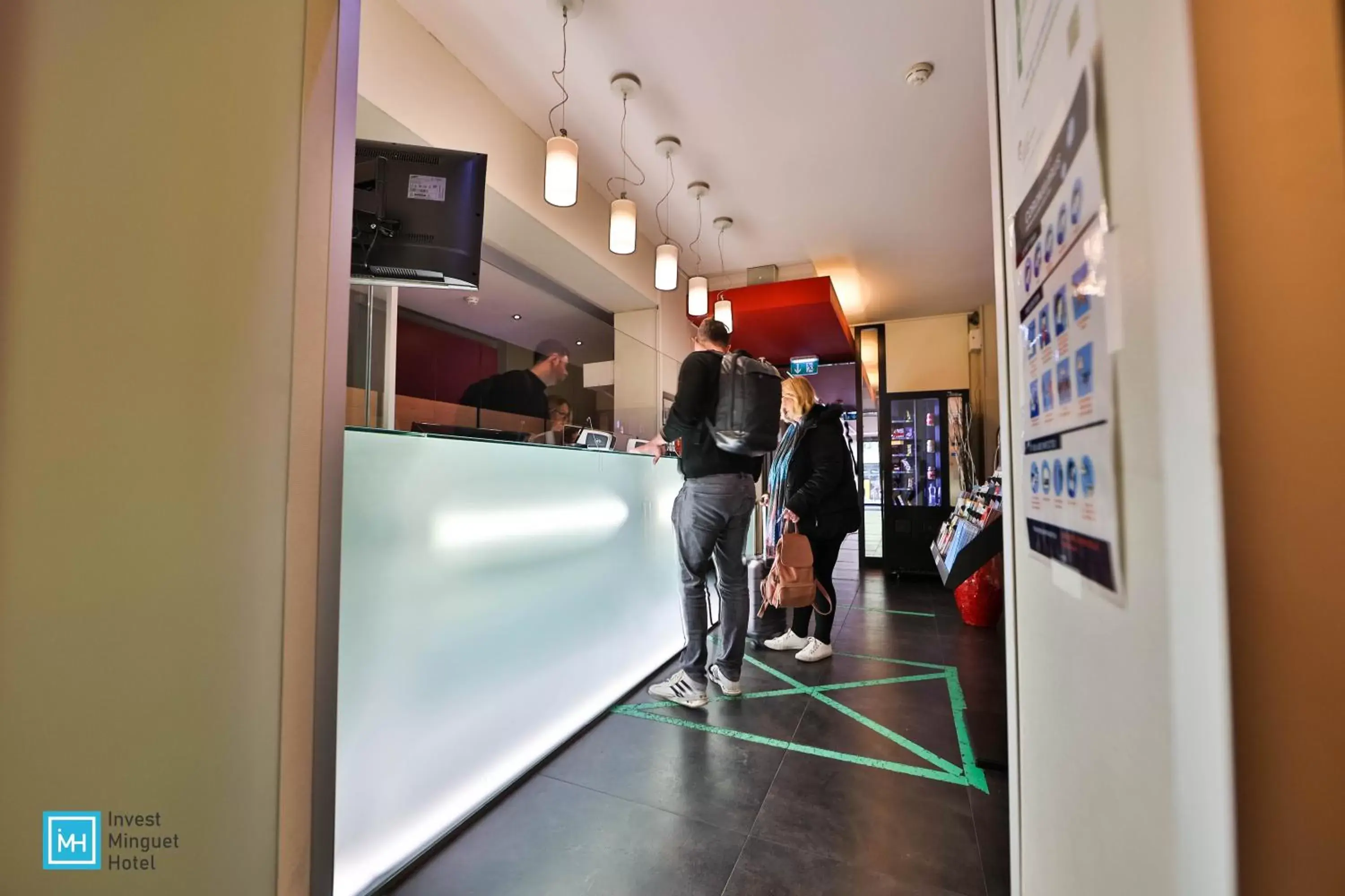 Lobby or reception in Hotel De La Couronne Liege