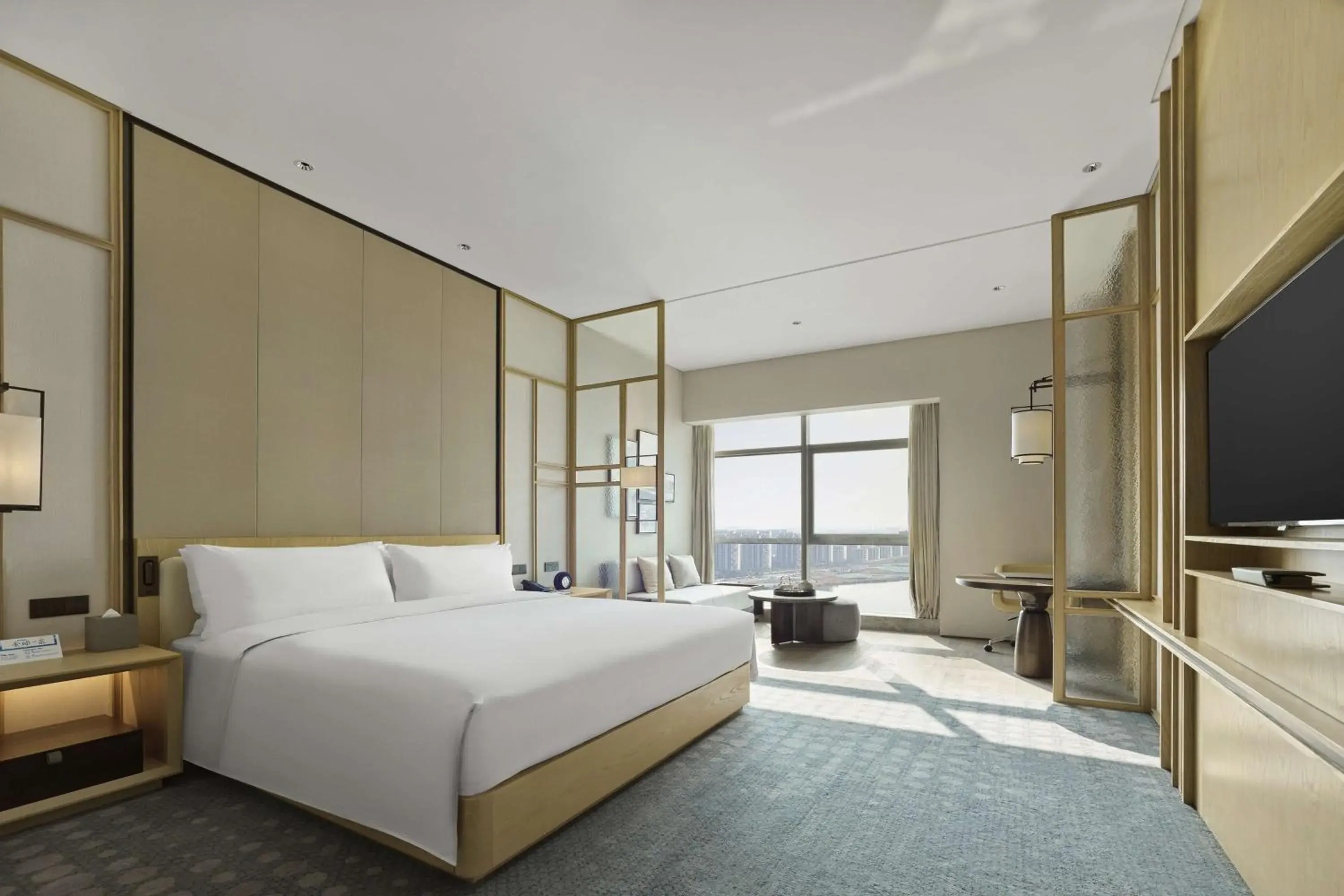 Bedroom in Hilton Suzhou Yinshan Lake