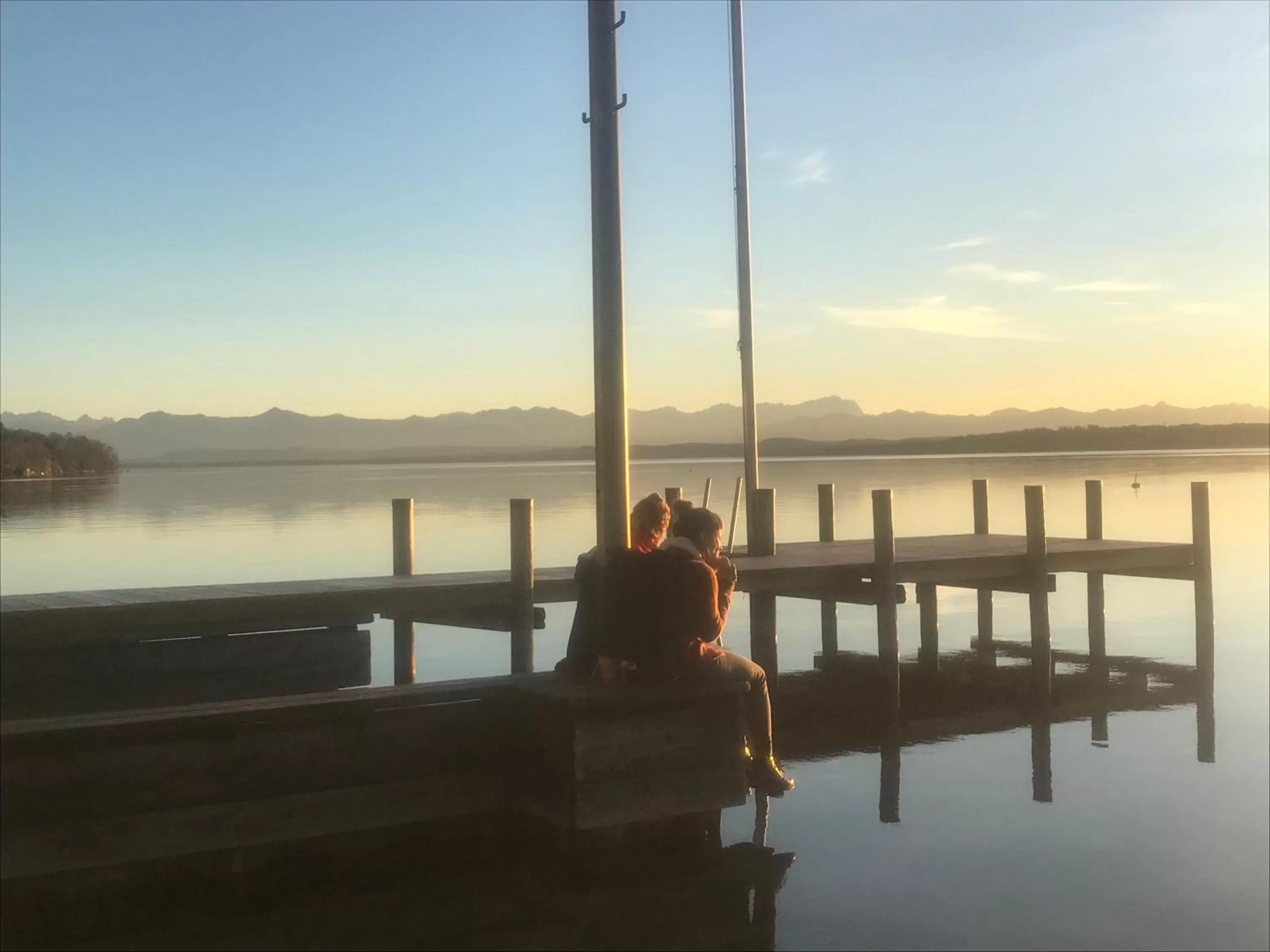 Sunset in Bed and Breakfast Bavaria München