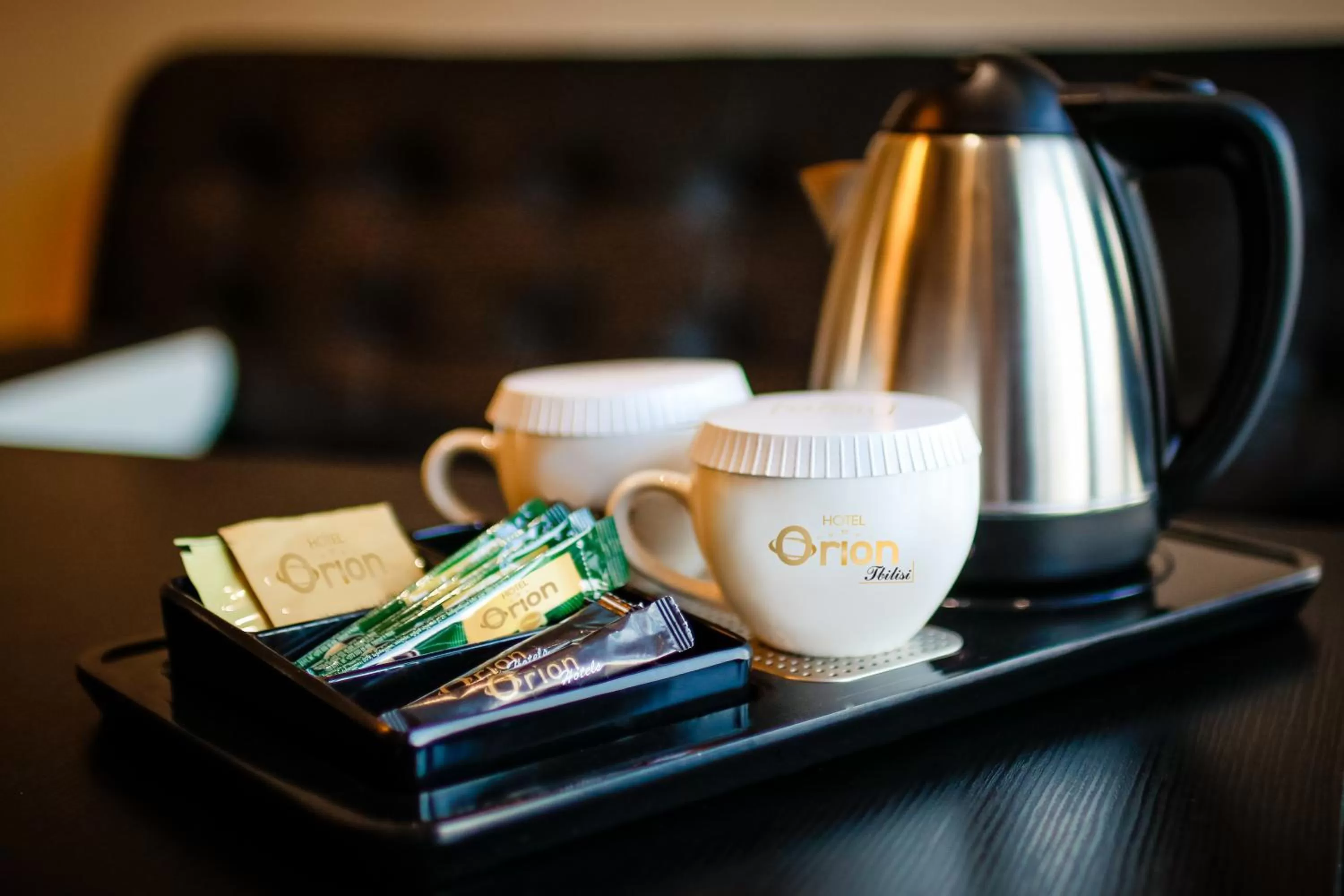 Coffee/tea facilities in Hotel Orion Tbilisi