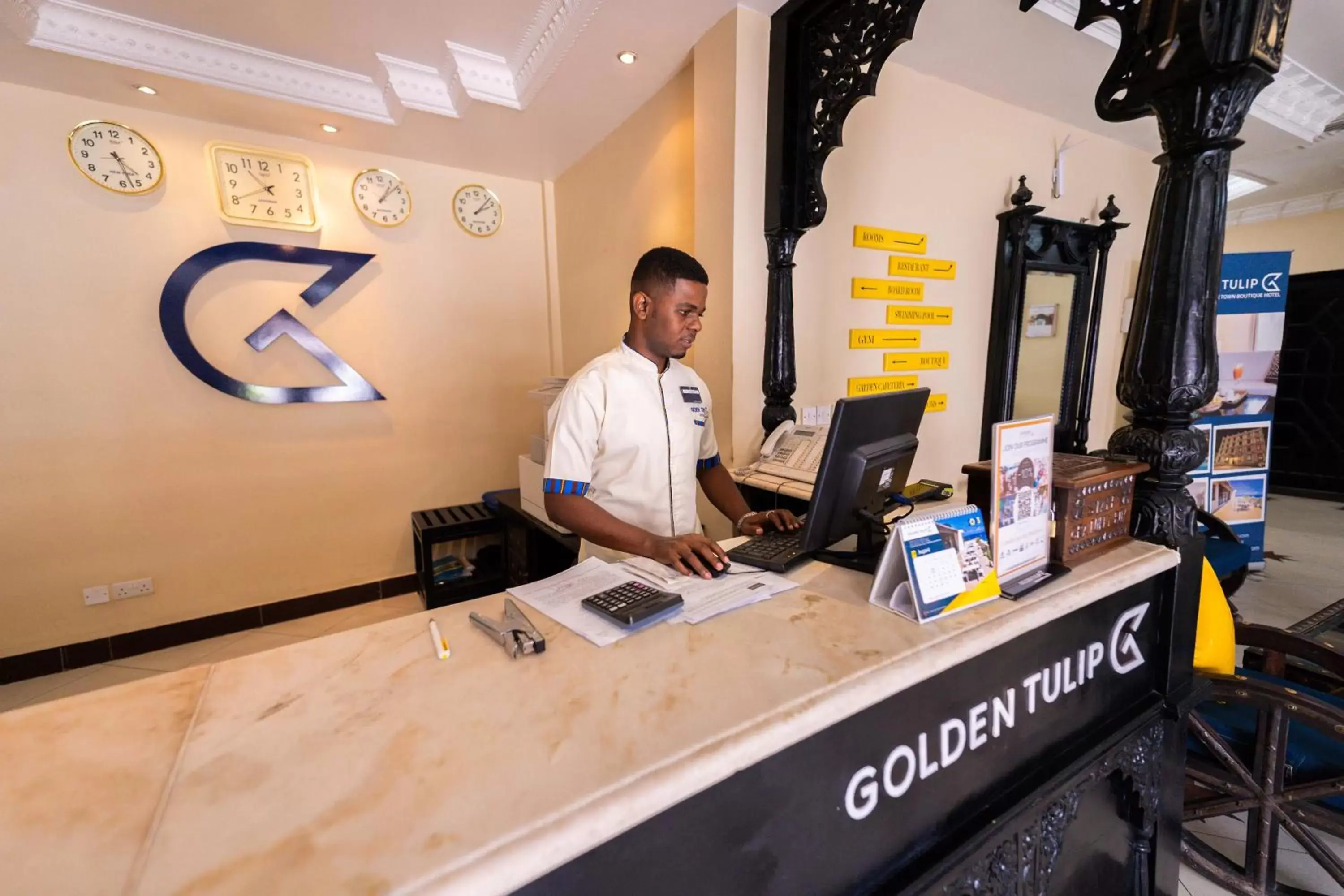 Lobby or reception, Lobby/Reception in Golden Tulip Stone Town Boutique