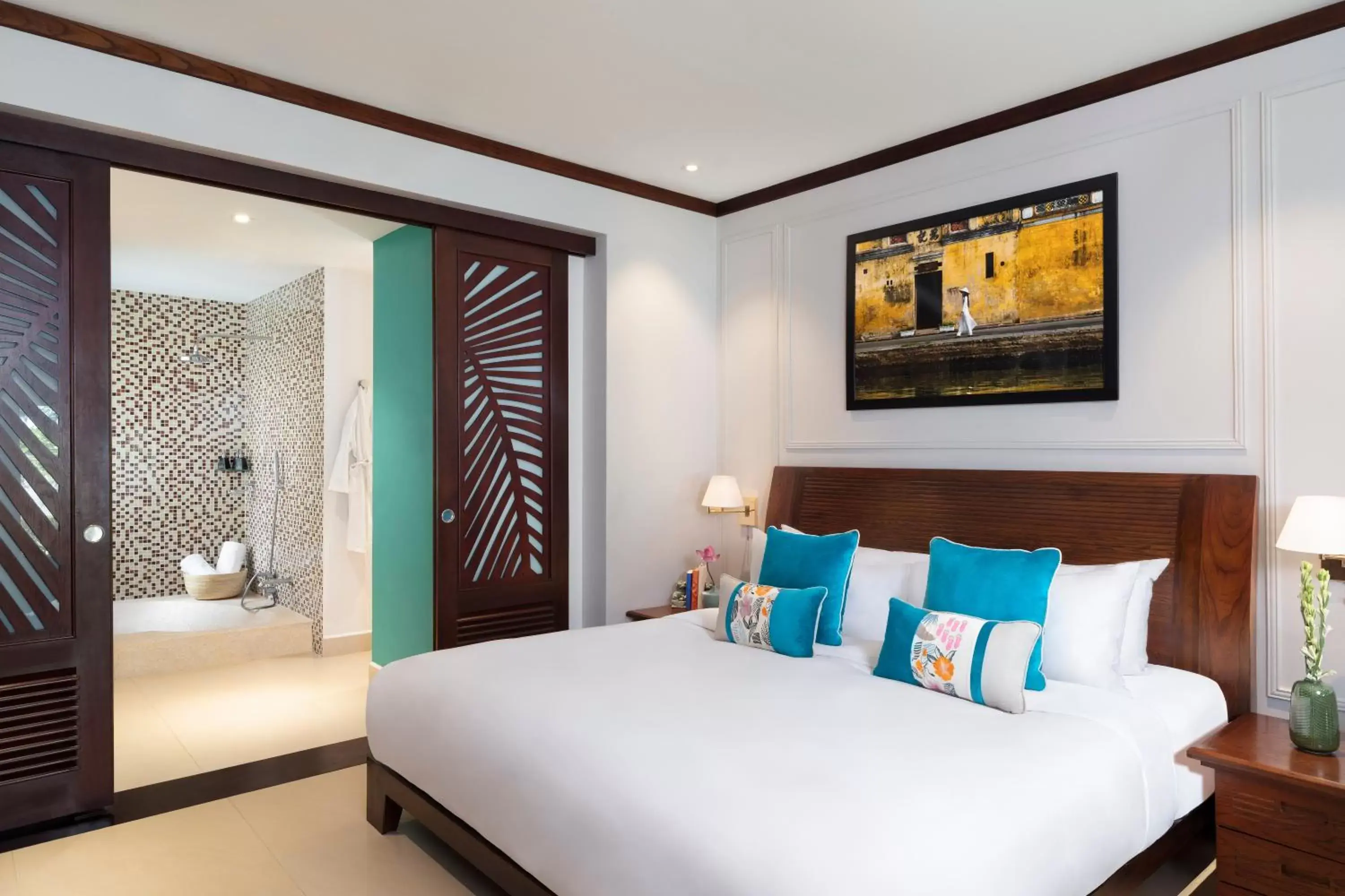 Bed in Anantara Hoi An Resort