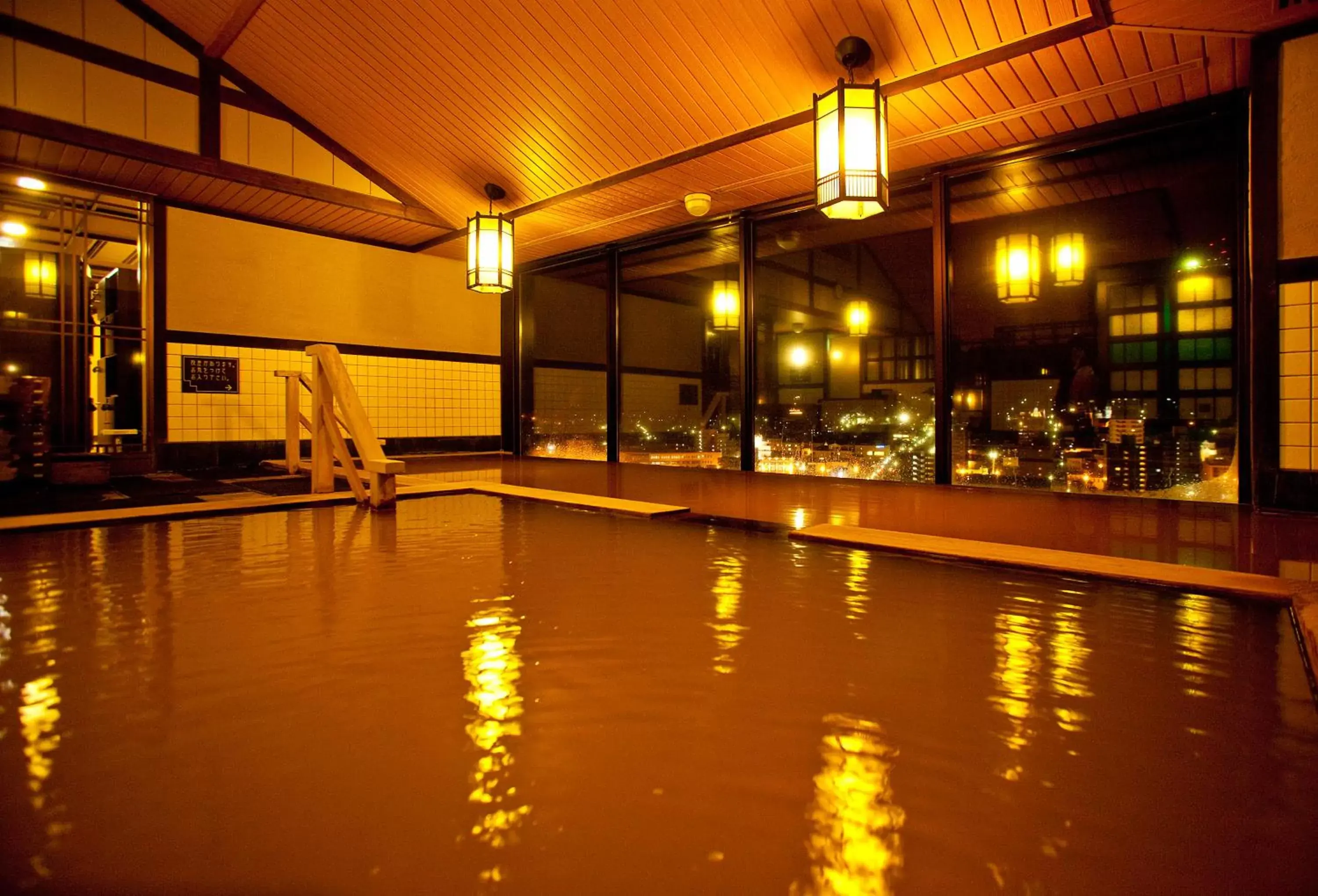 Hot Spring Bath in La Vista Hakodate Bay