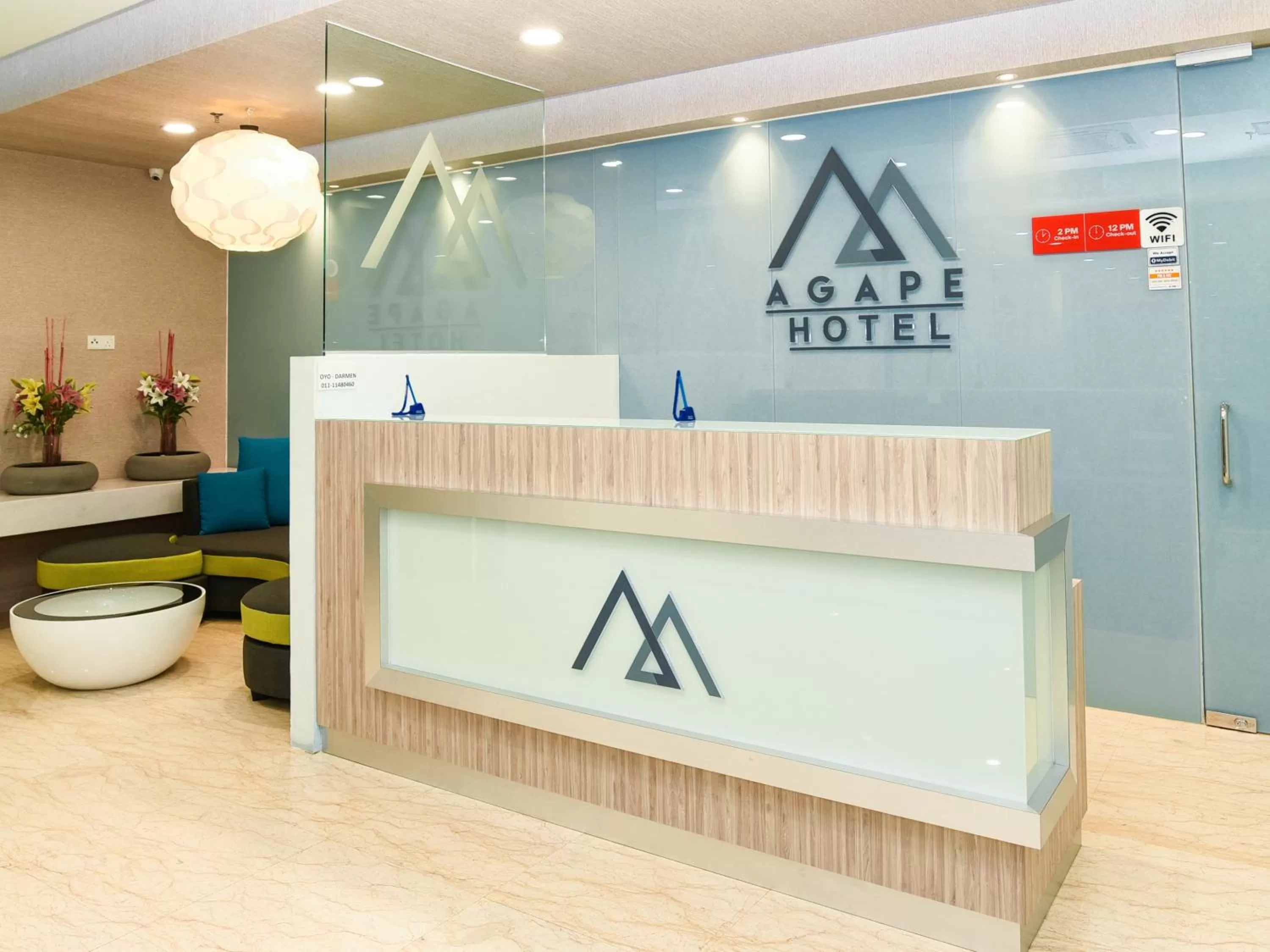 Lobby or reception, Lobby/Reception in Super OYO Capital O 1225 Agape Hotel Selayang