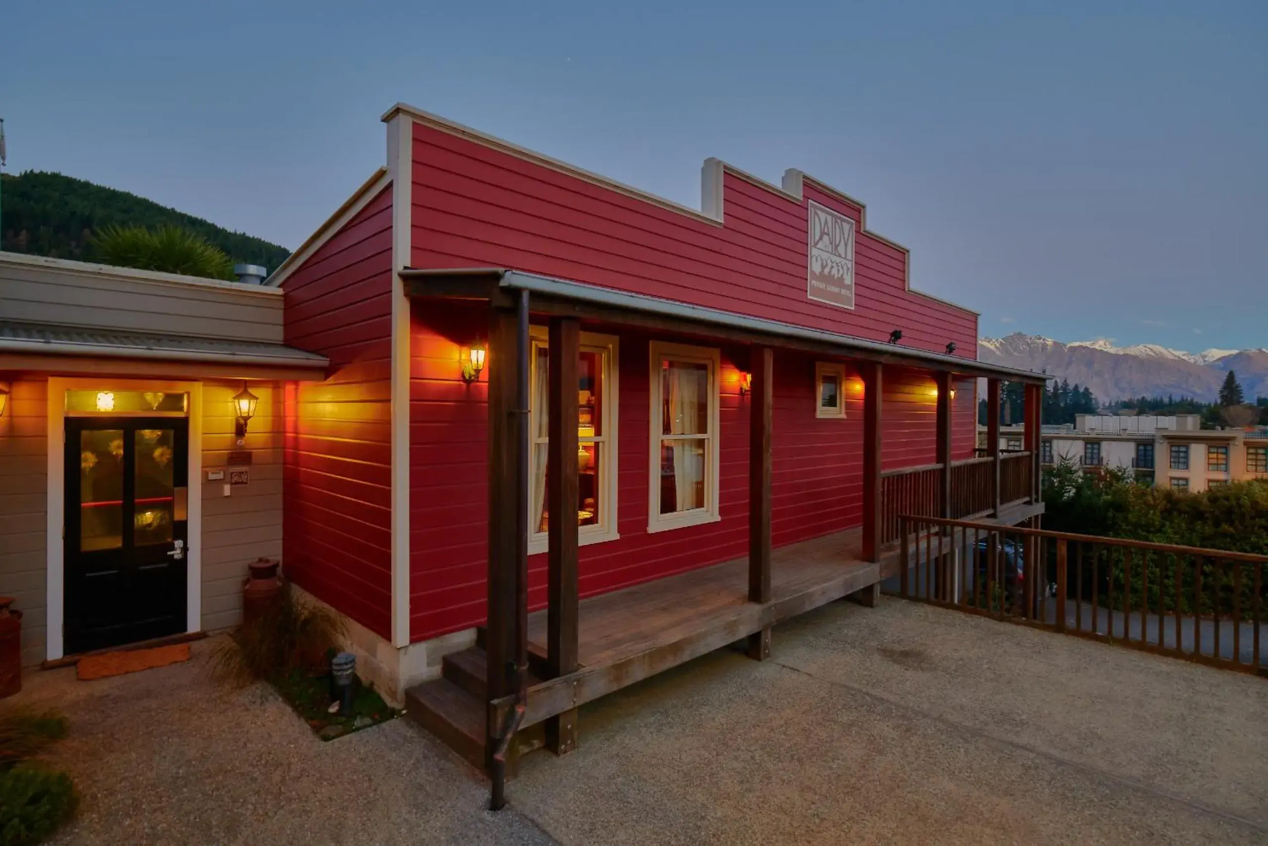 Facade/entrance in The Dairy Hotel Queenstown, A Naumi Chapter Facade/entrance in The Dairy Hotel Queenstown, A Naumi Chapter