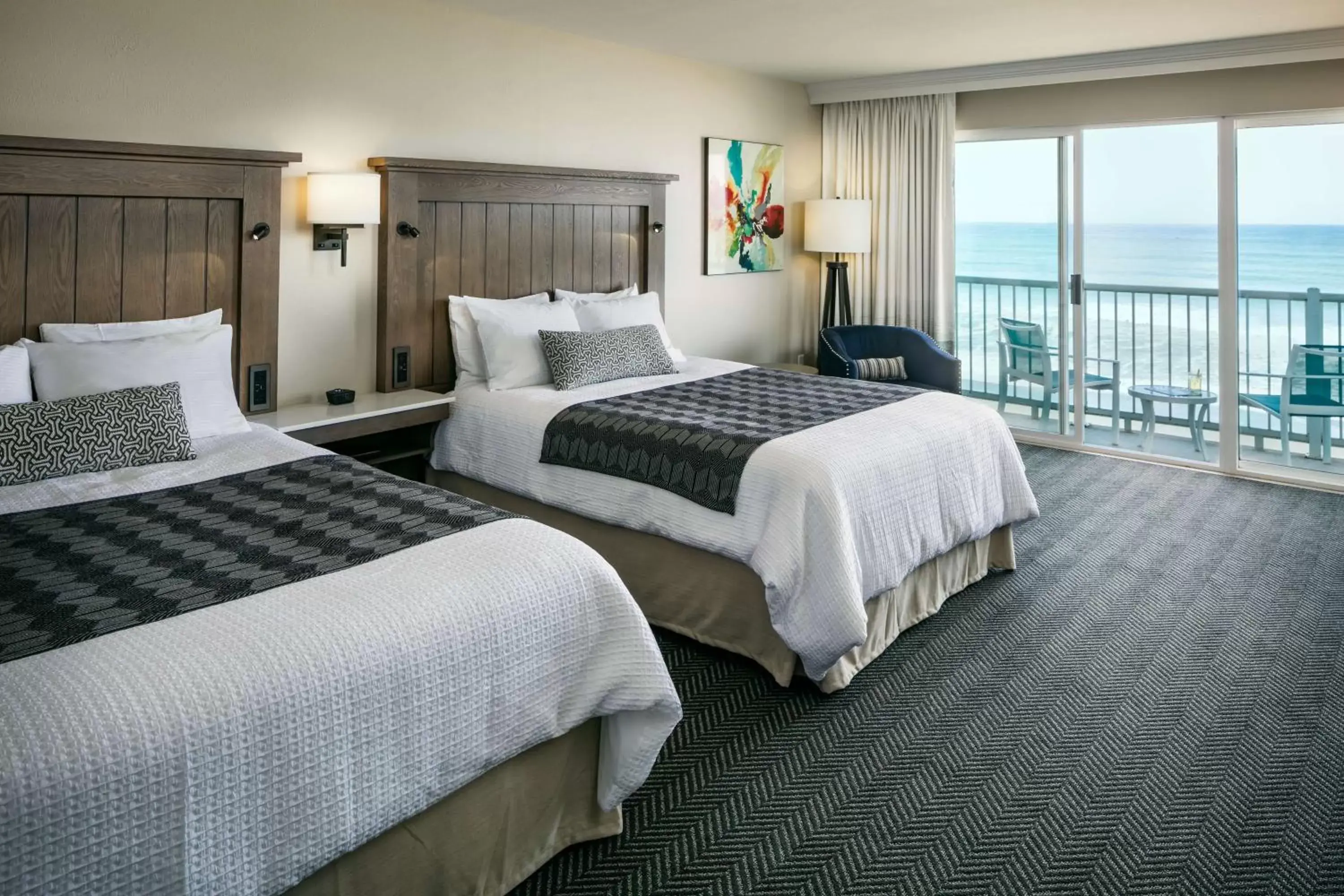 Photo of the whole room, Bed in Beachfront Inn