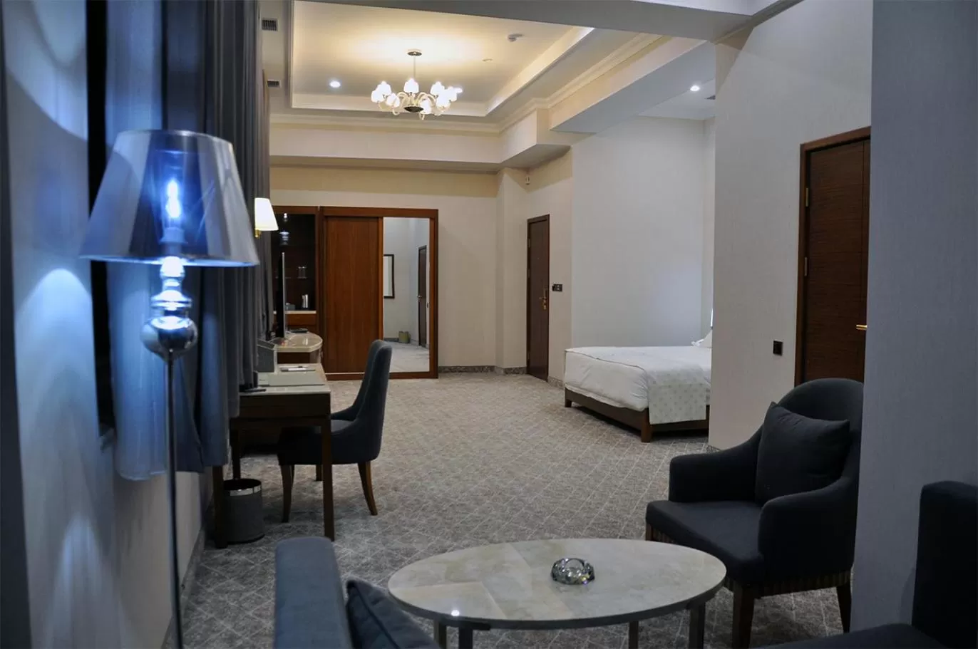 Bed in Parliament Palace Hotel