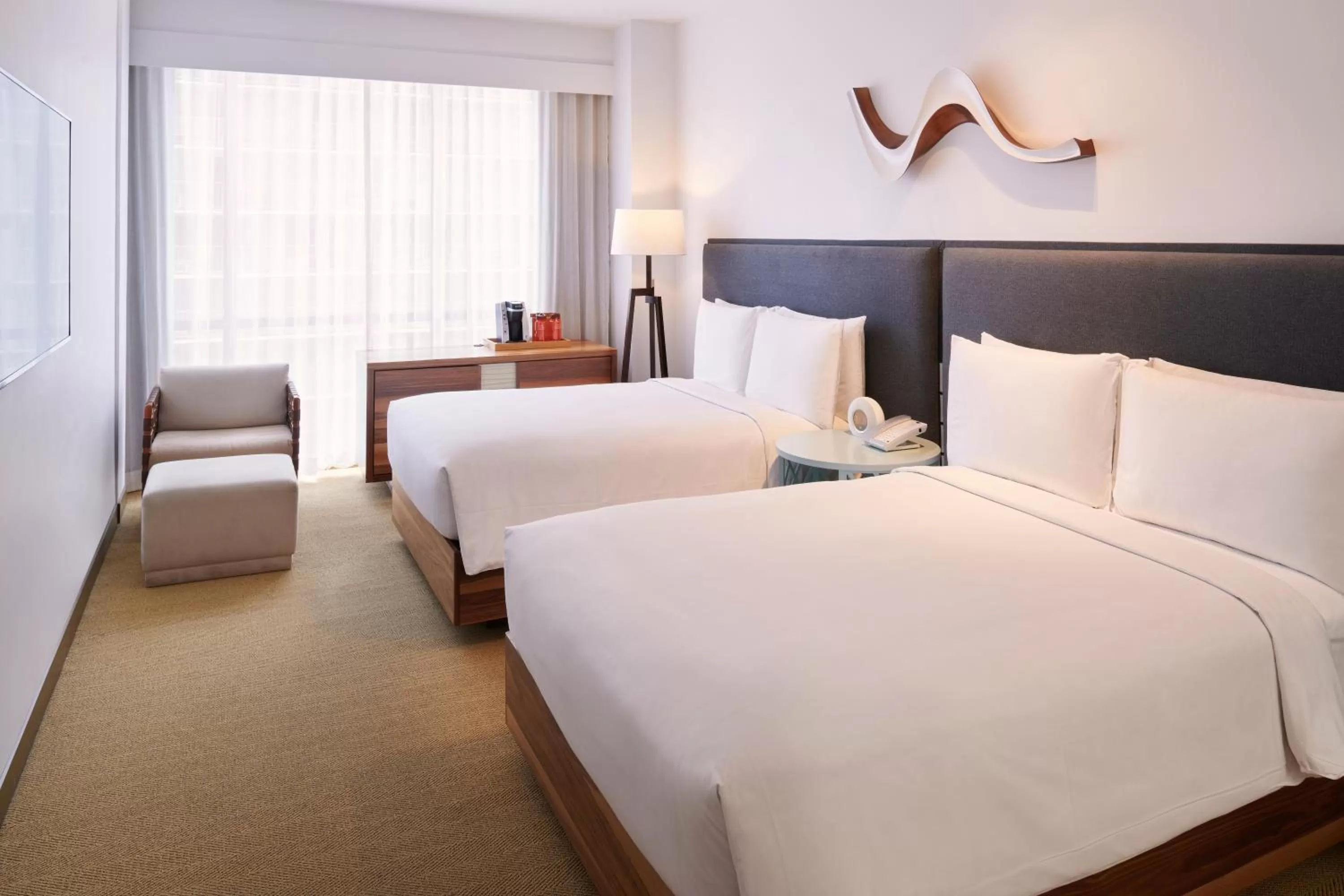 Bed in Hyatt Centric Waikiki Beach