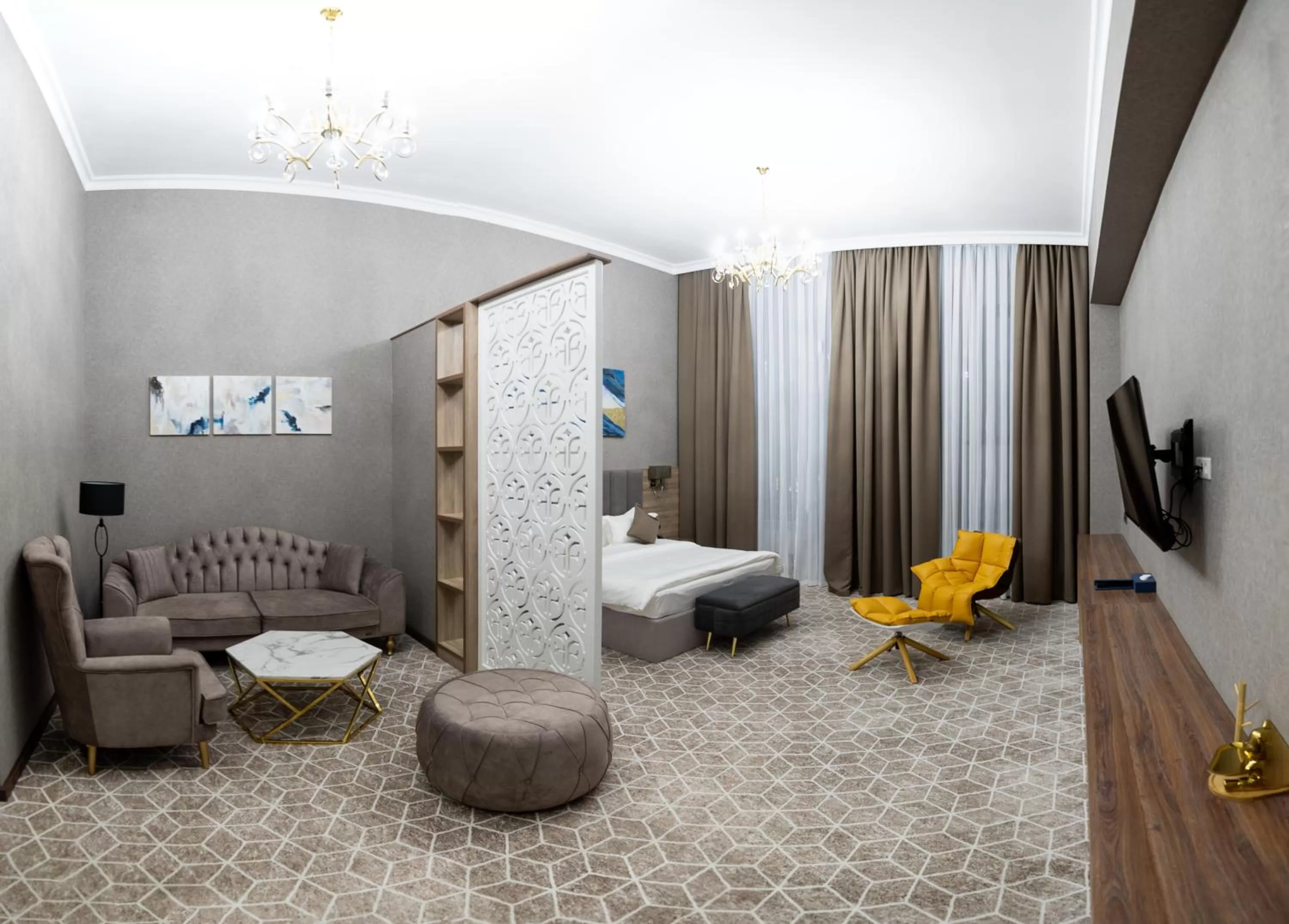 Photo of the whole room, Seating Area in Tauke Khan Plaza