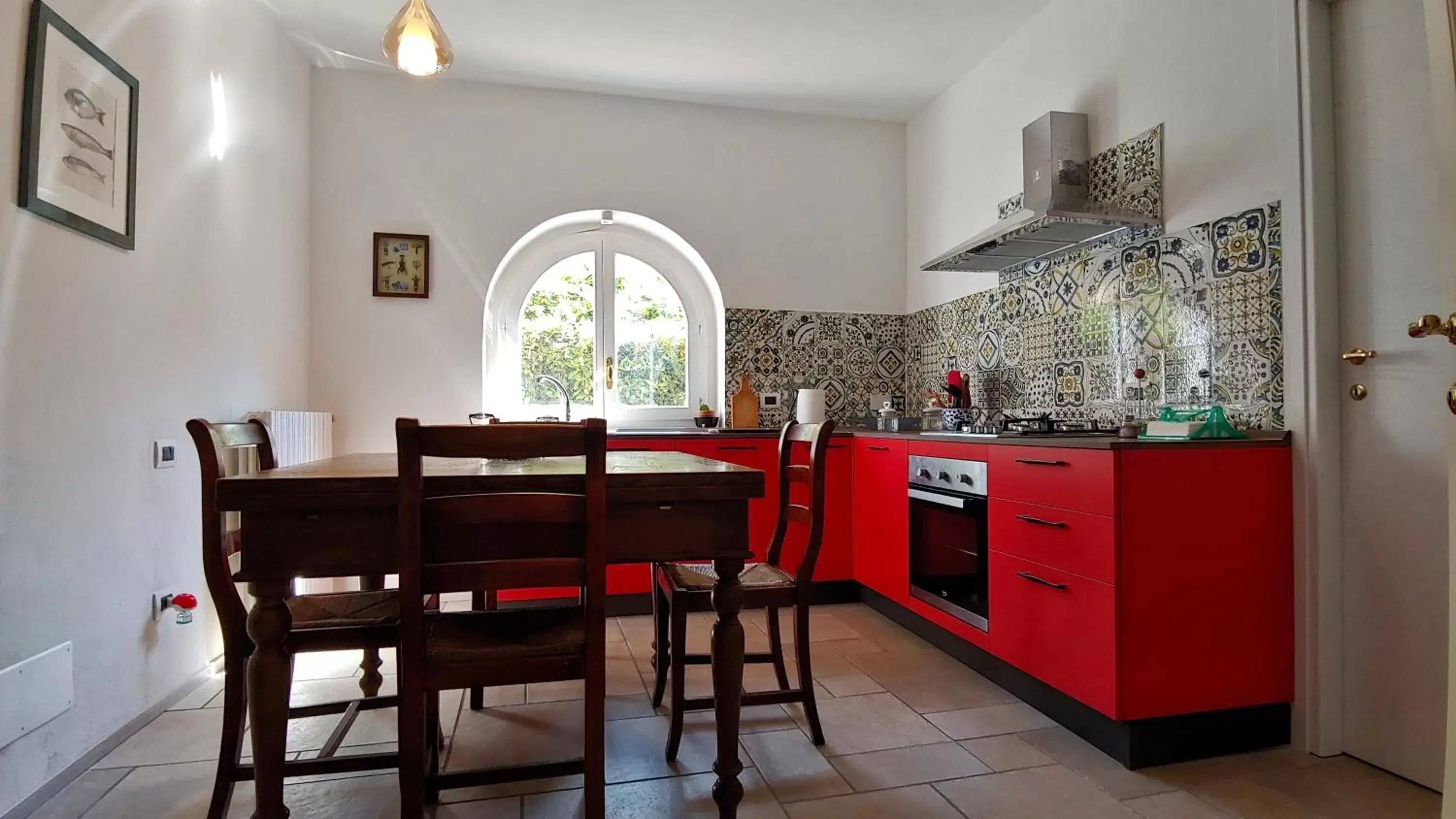 Kitchen or kitchenette, Dining Area in Torrebianca Tuscany