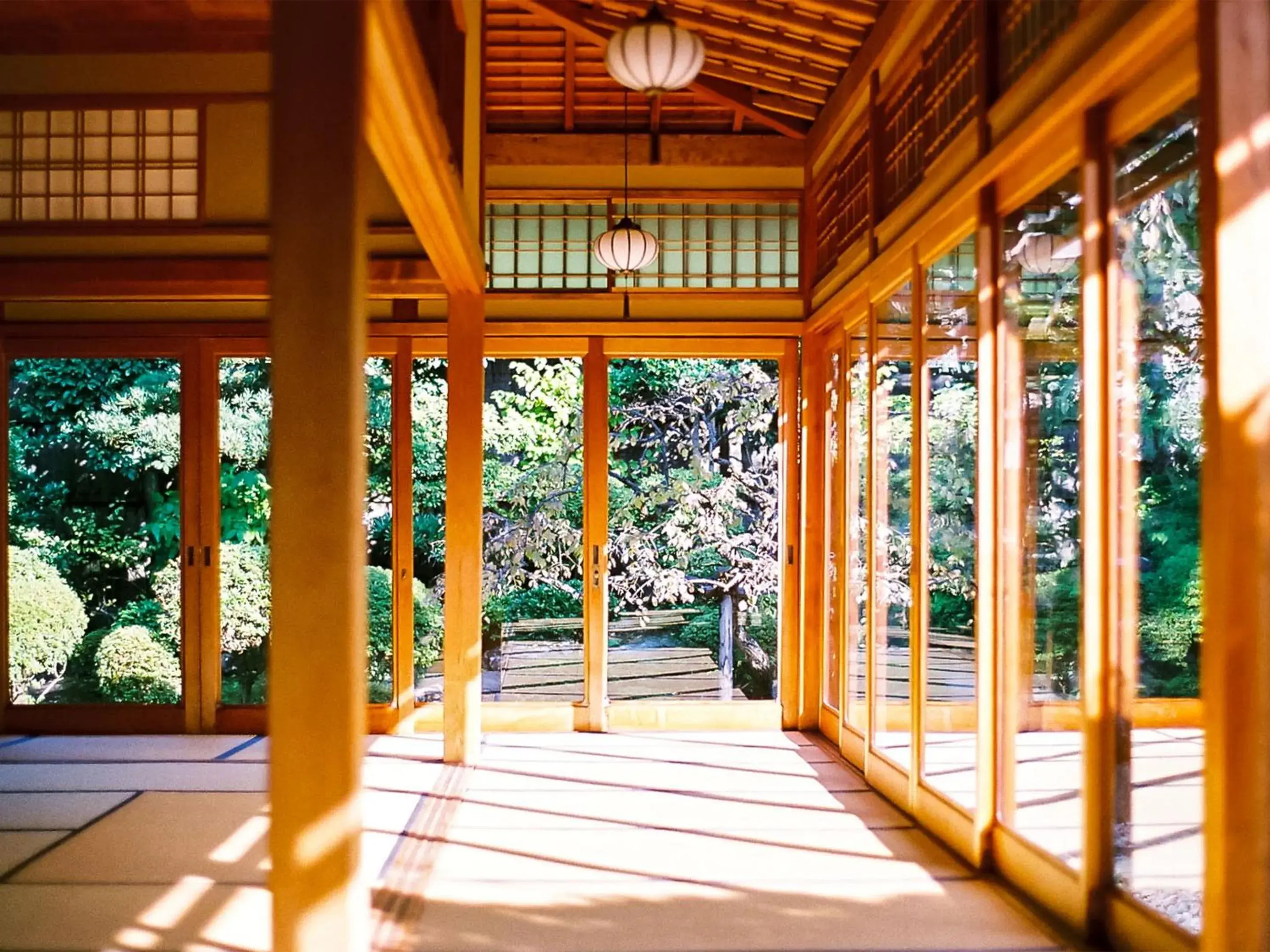 Garden view in Ryokan Genhouin