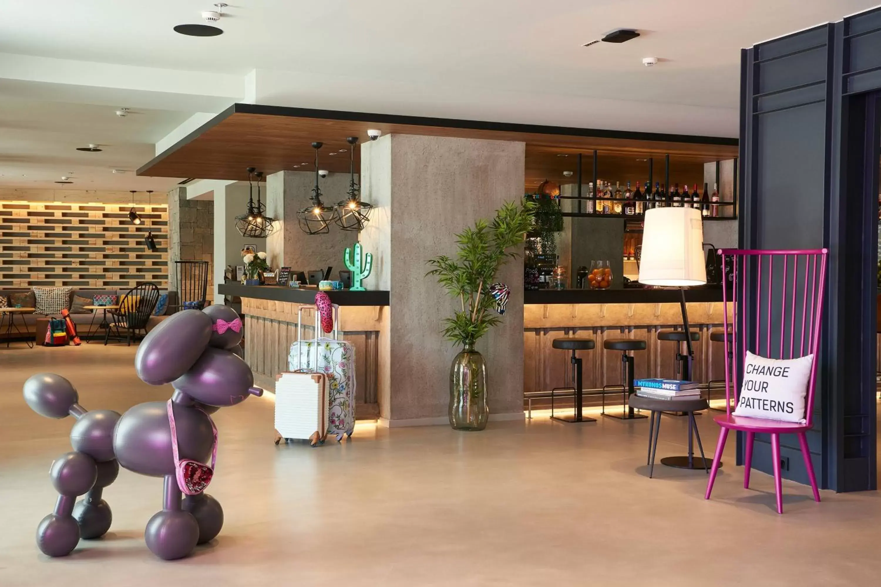 Lobby or reception in Moxy Patra Marina