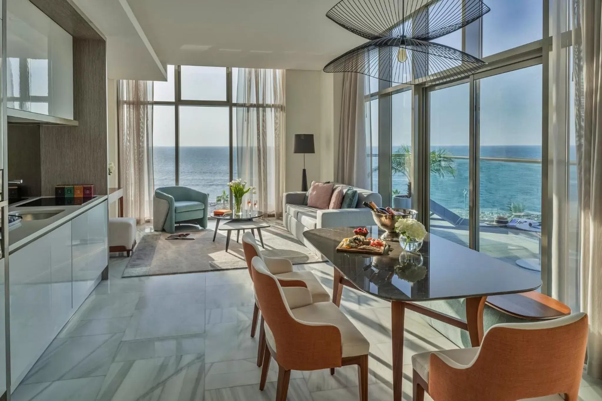 Photo of the whole room, Sea View in Th8 Palm Dubai Beach Resort Vignette Collection, an IHG hotel