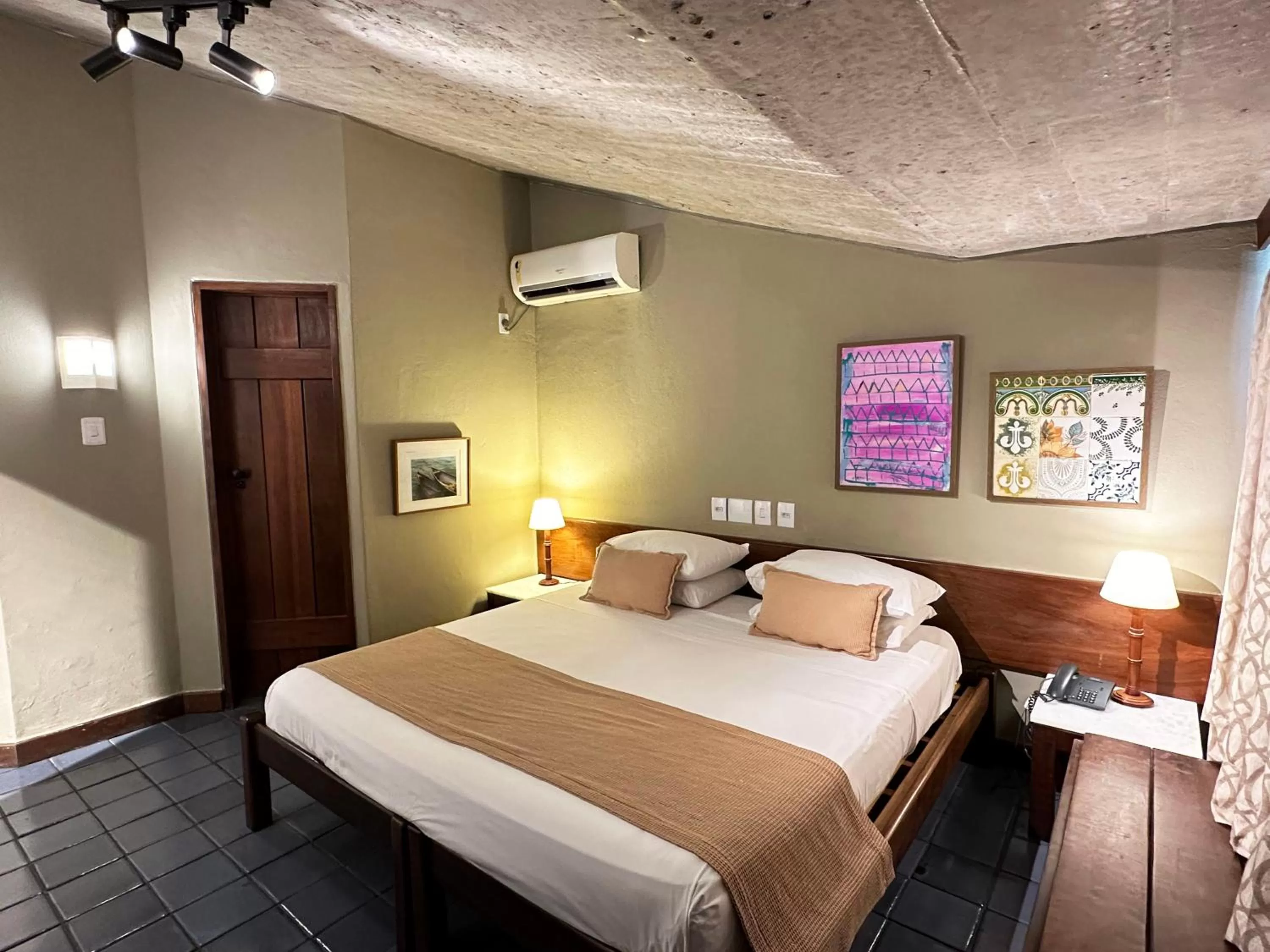 Bed in Hotel Catharina Paraguaçu