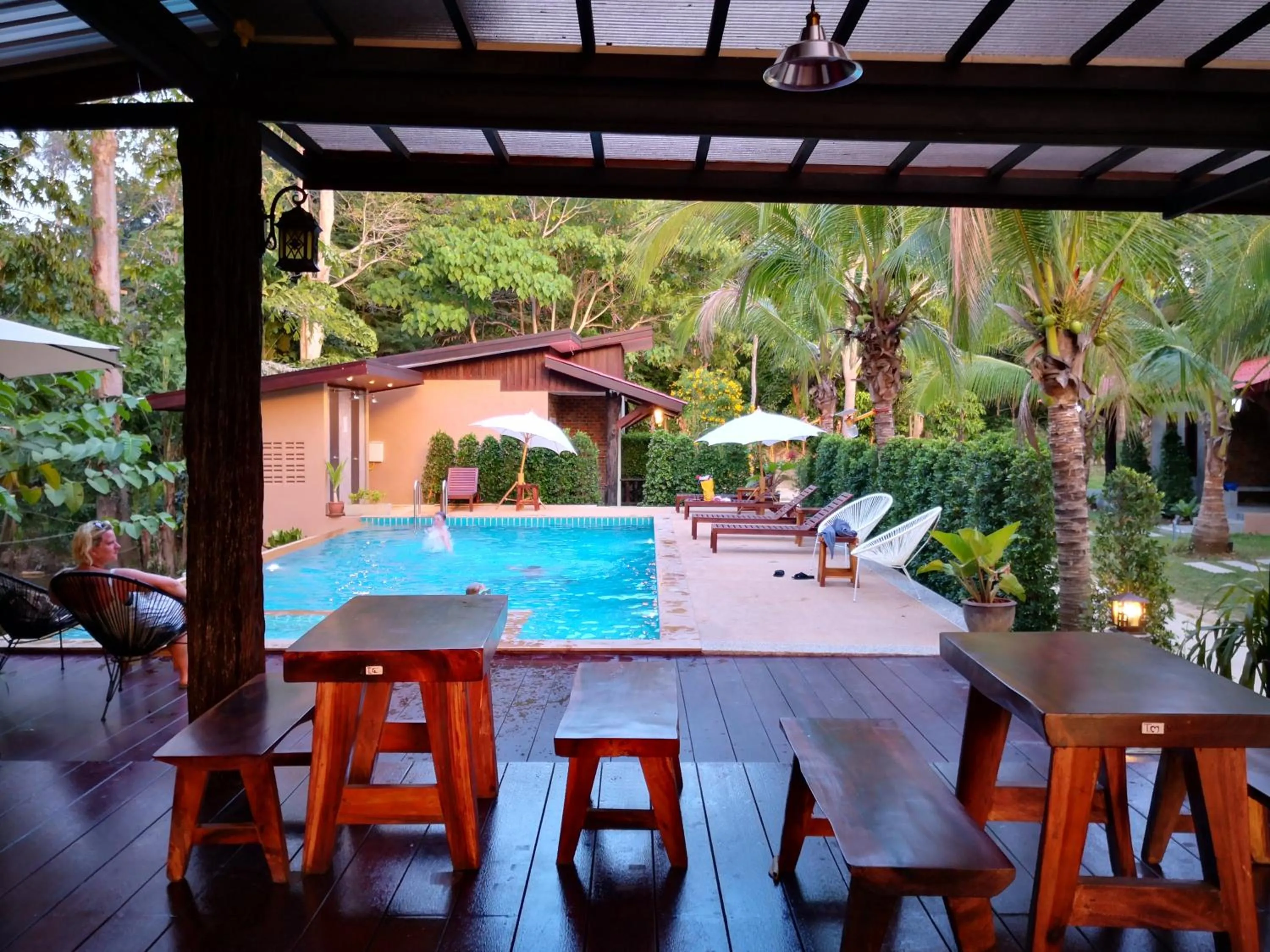 Swimming pool in Baan Suan Rim Klong Resort