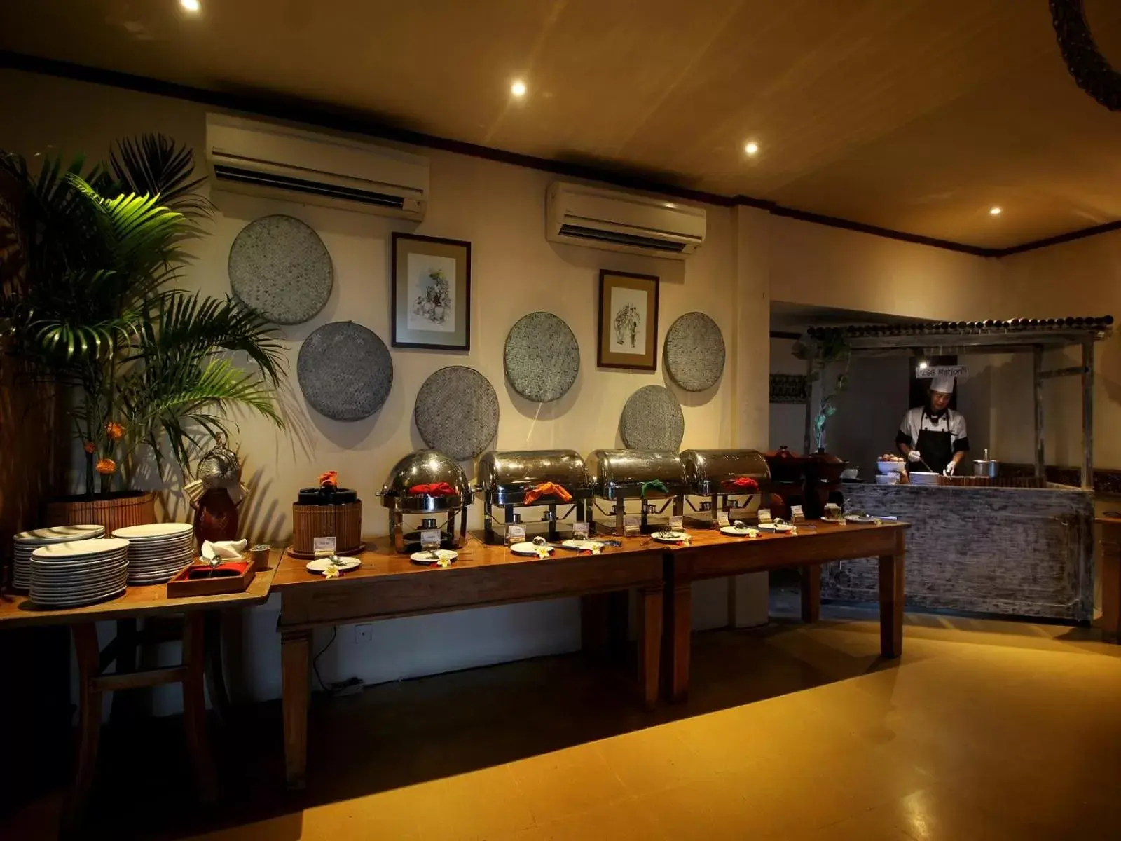 Breakfast in AlamKulkul Boutique Resort Breakfast in AlamKulkul Boutique Resort