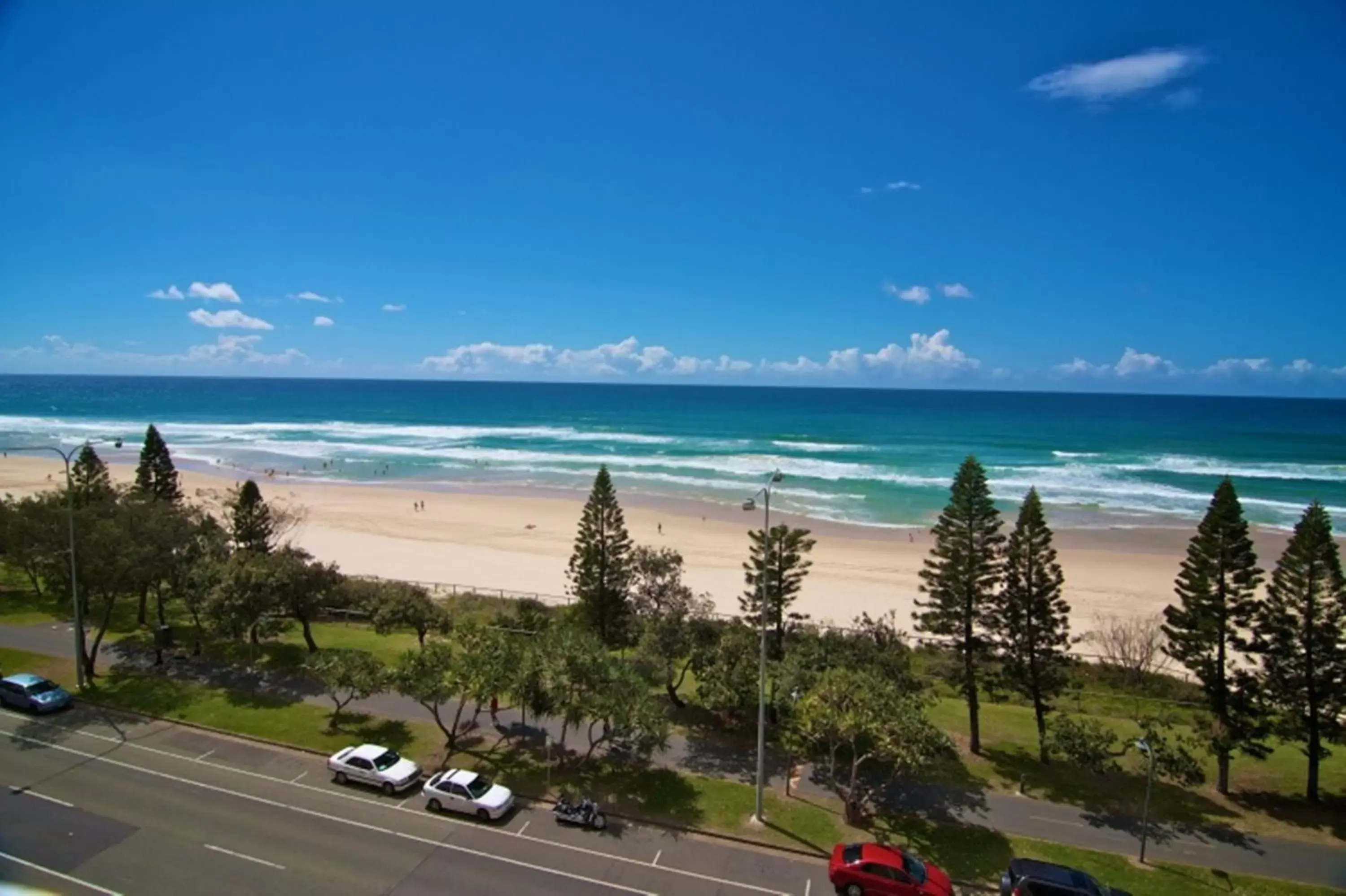 Beach in Pacific Plaza Apartments