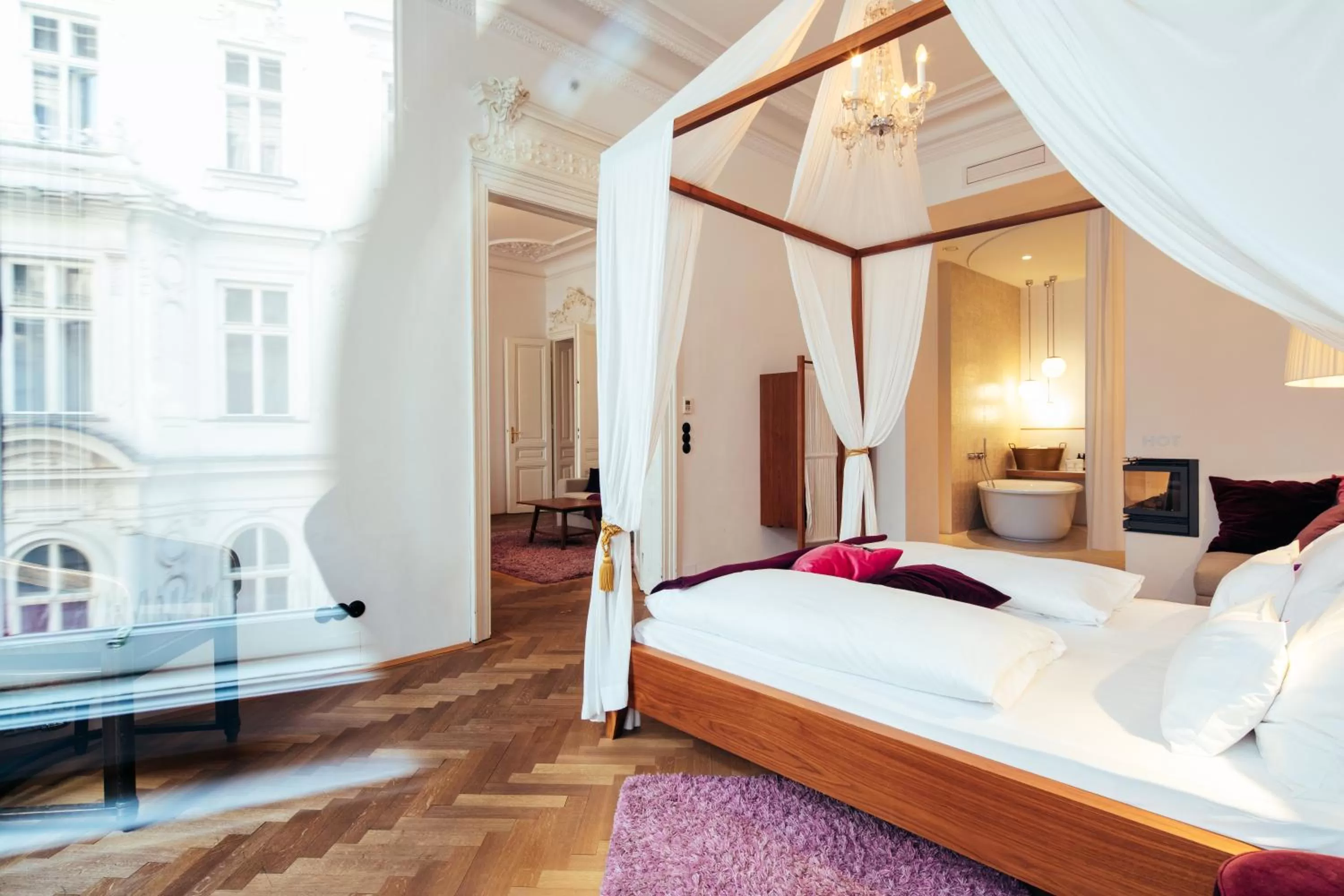 Bedroom, Bed in Buxbaum Beletage Design & Boutique Hotel