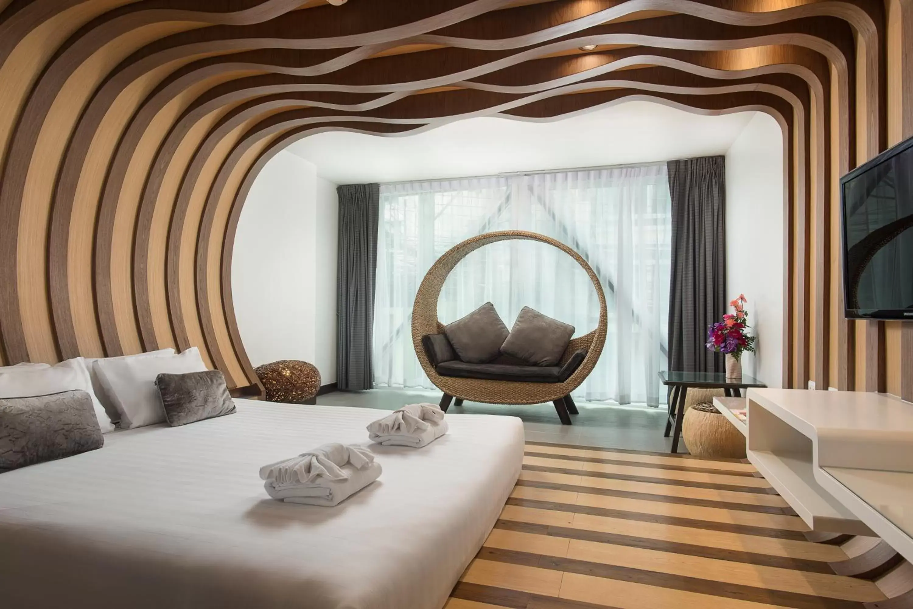 Bedroom in Nimman Mai Design Hotel Chiang Mai - SHA Plus