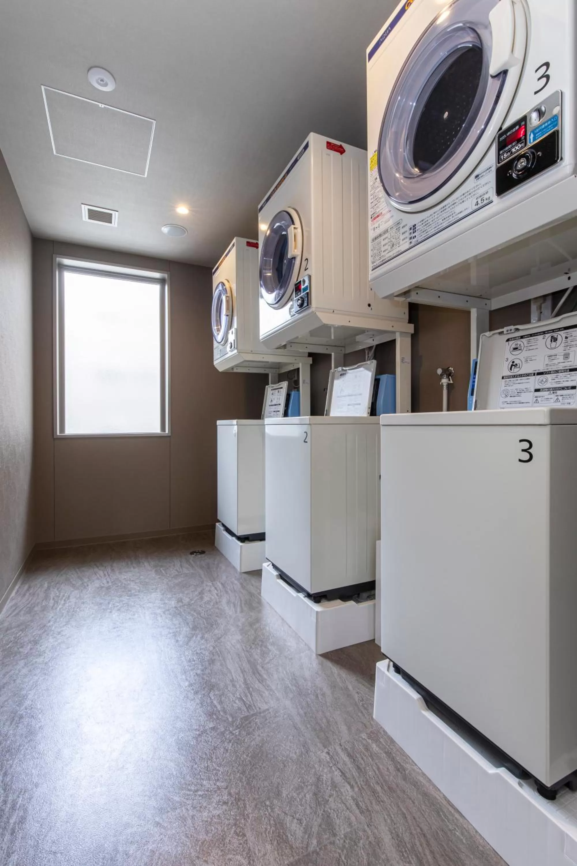 laundry in Tabino Hotel lit Matsumoto Milky white Onsen