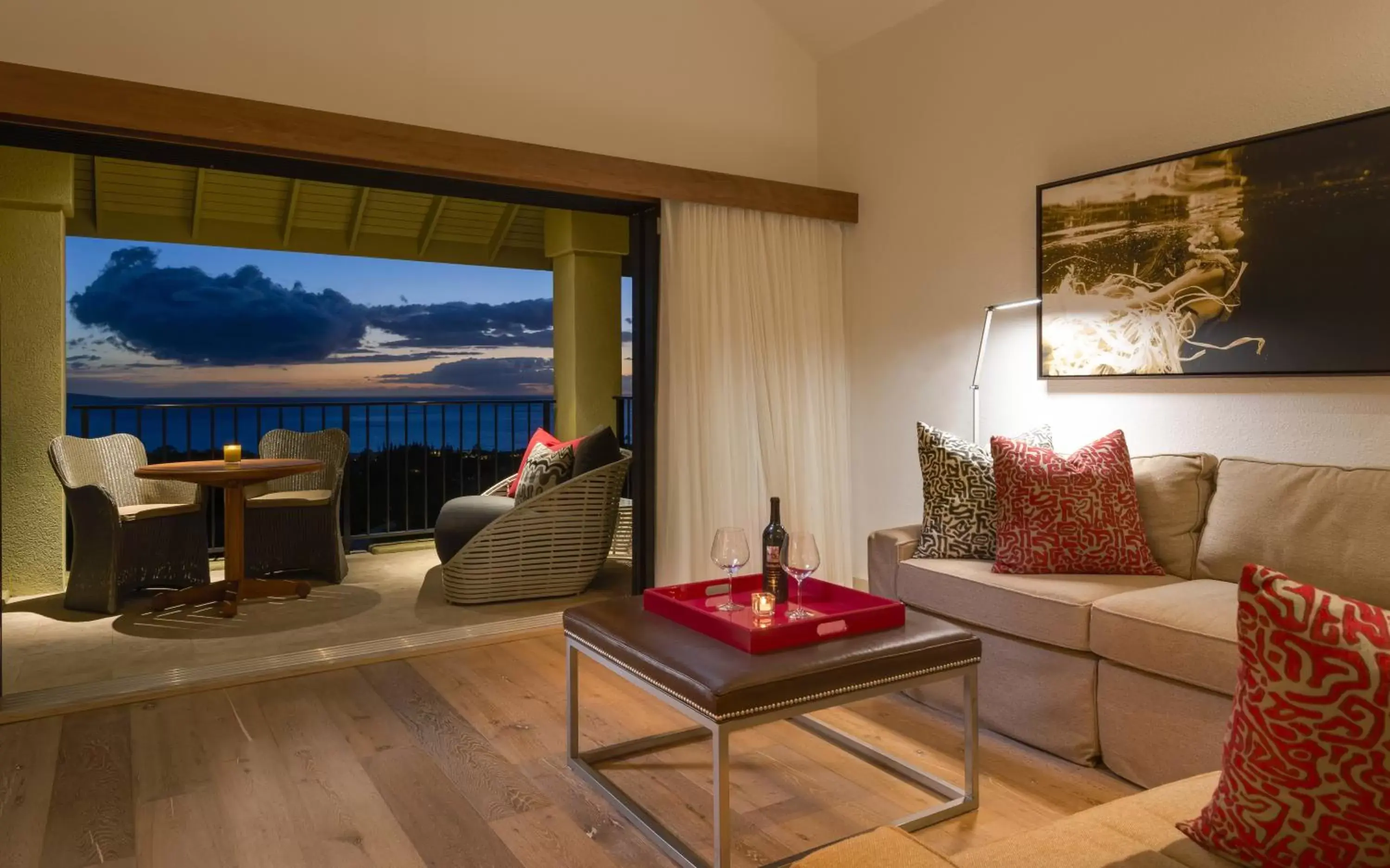 Living room, Seating Area in Hotel Wailea, Relais & Châteaux - Adults Only