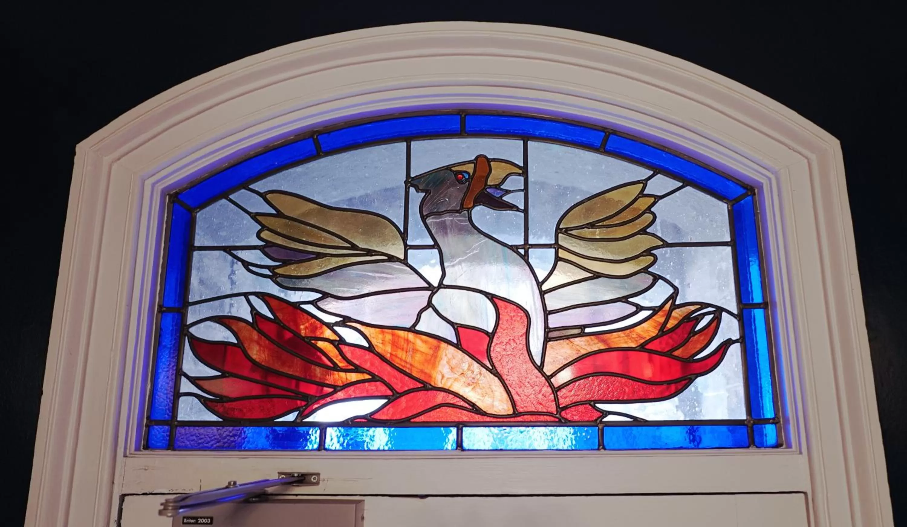 Decorative detail in 23 St Mary's