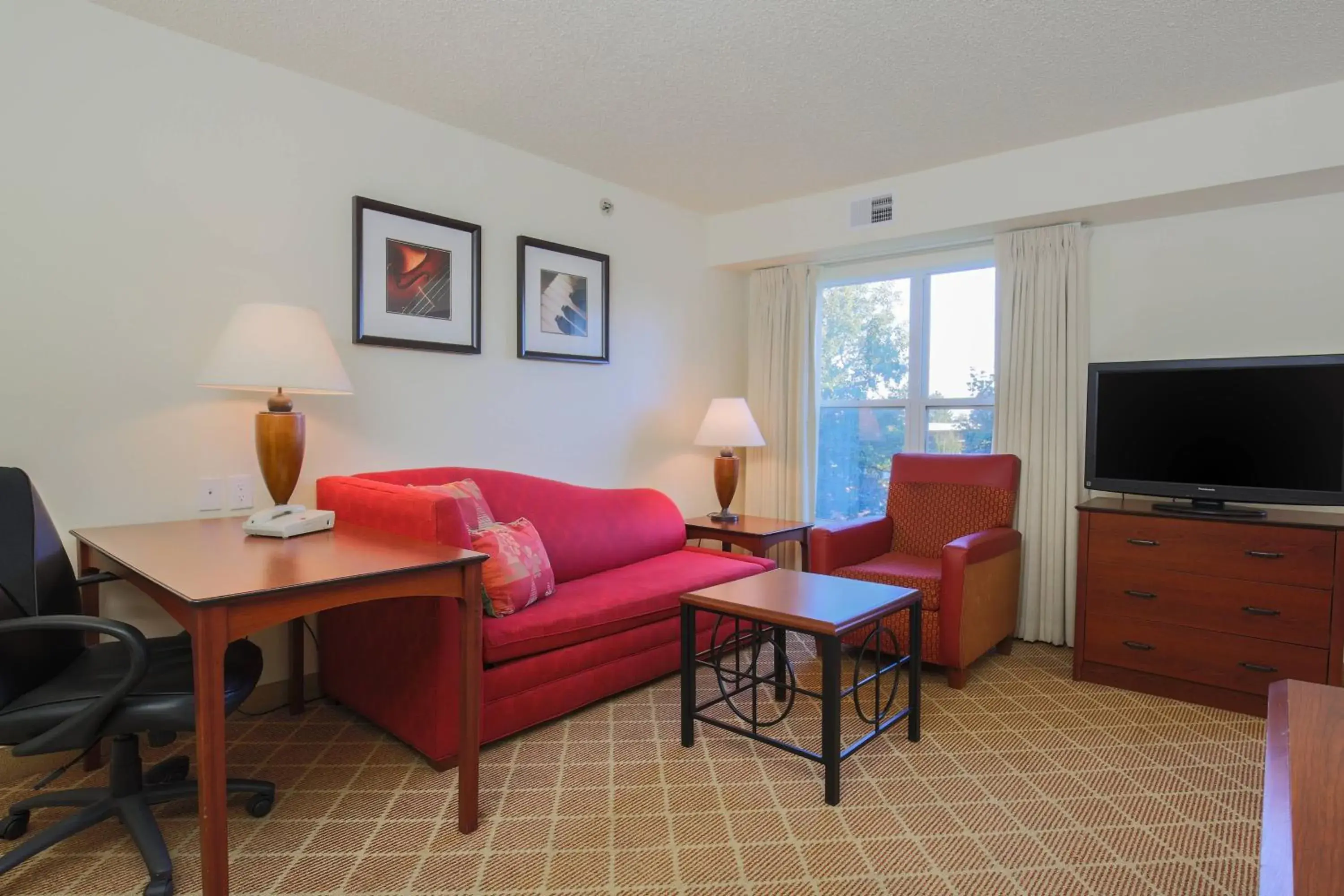 Living room, Seating Area in Residence Inn by Marriott Flint Grand Blanc