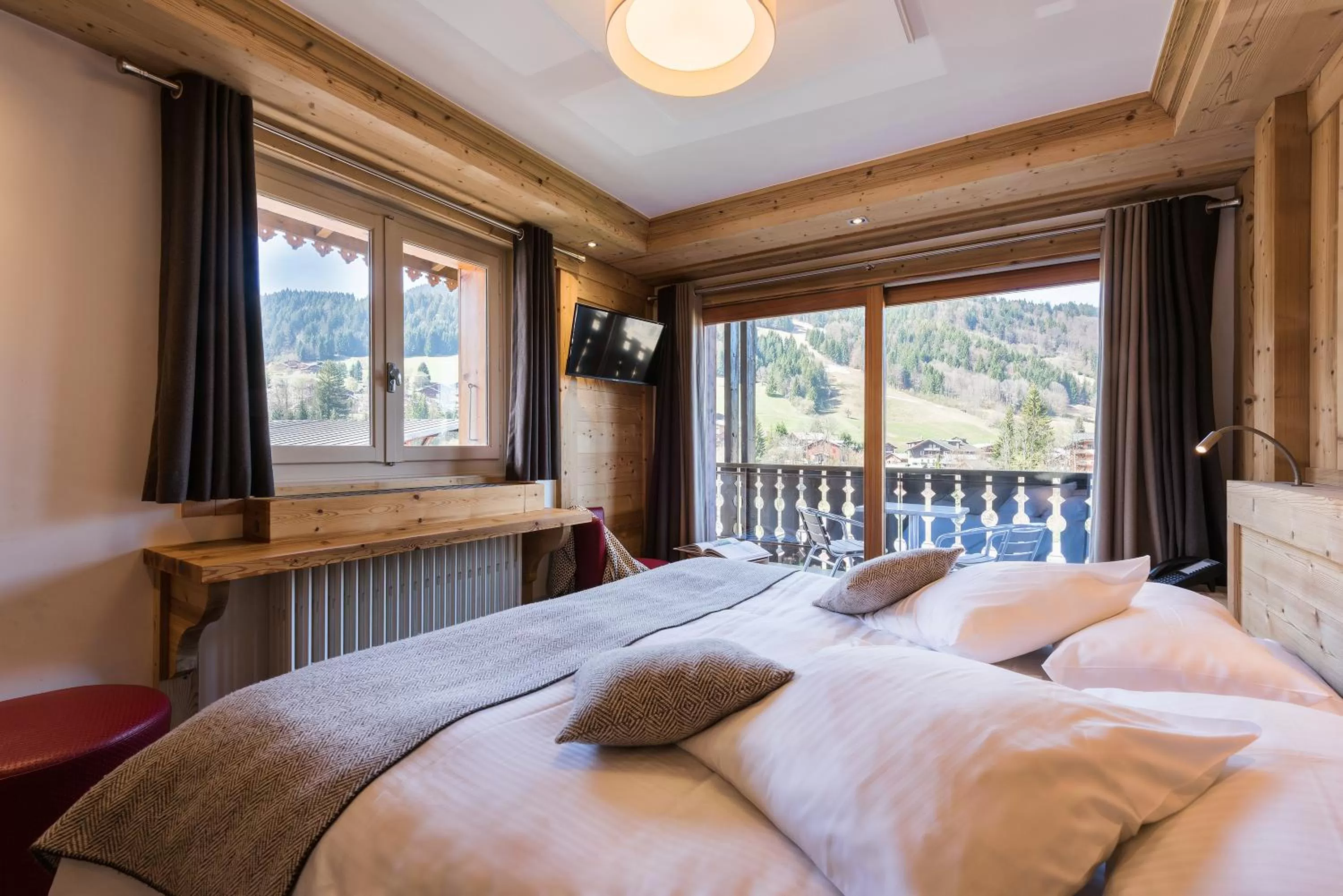 Bed in Hotel le Petit Dru
