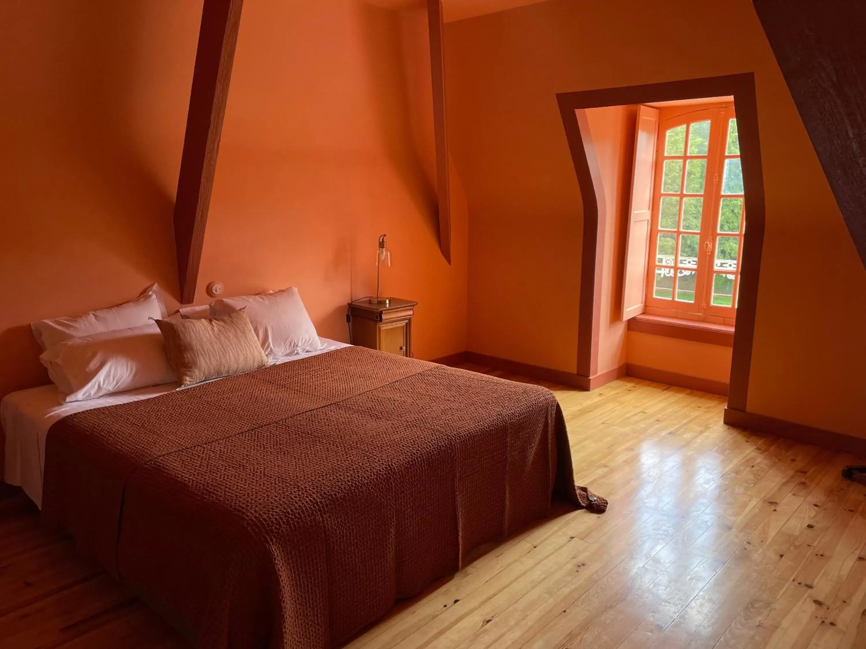 Property building, Bed in Château de la Huberdière