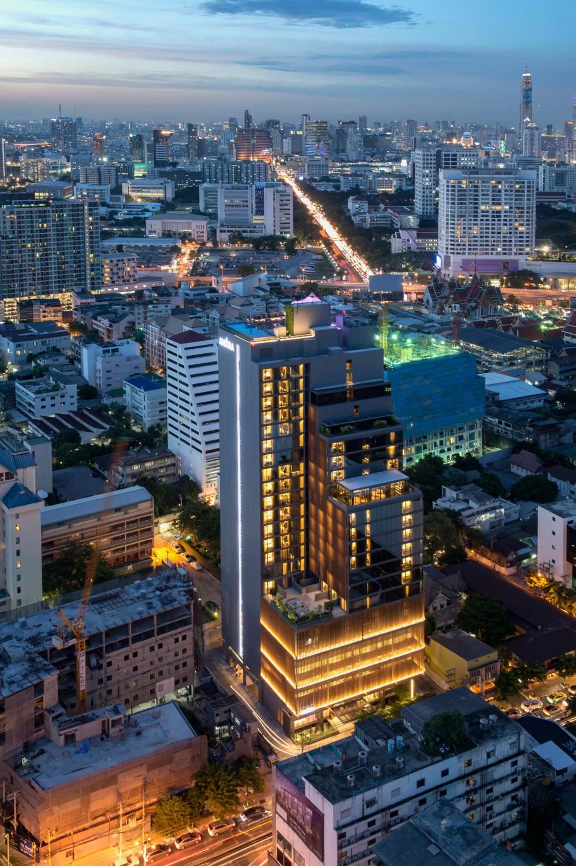 Bird's eye view in Amara Bangkok Hotel