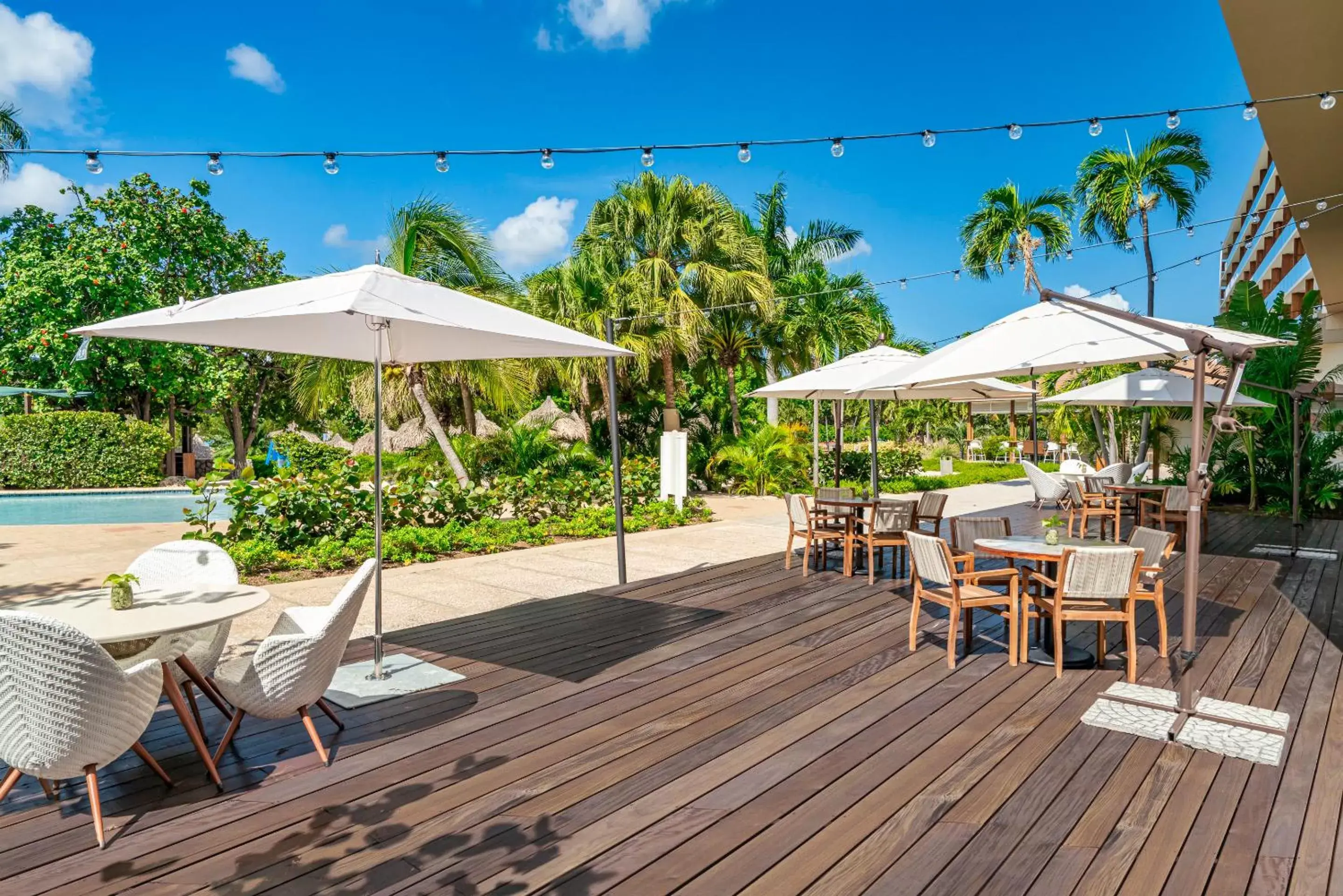 Patio in Dreams Curacao Resort, Spa & Casino