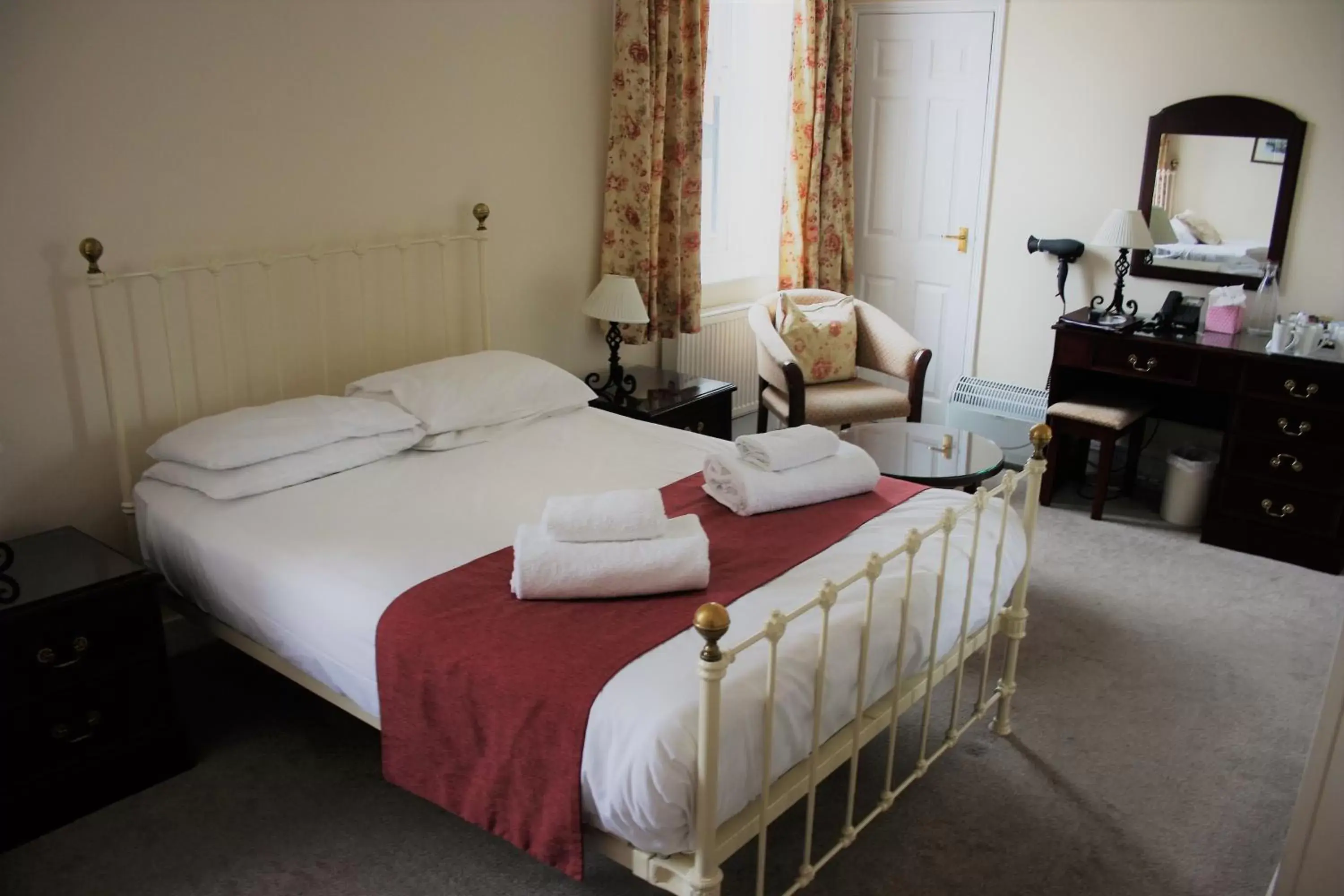 Bed in Castle House Hotel