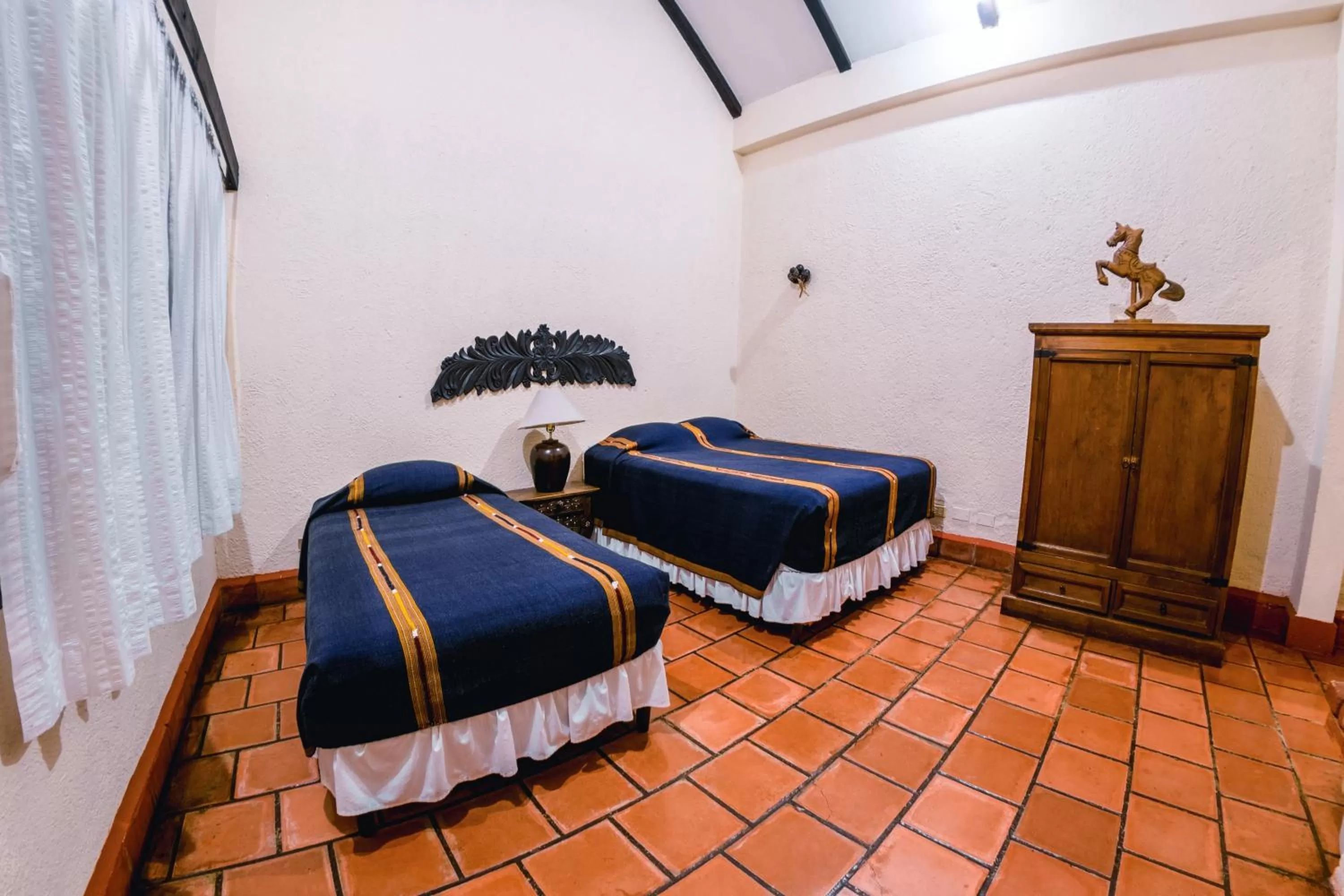 Bed in Hotel Toliman