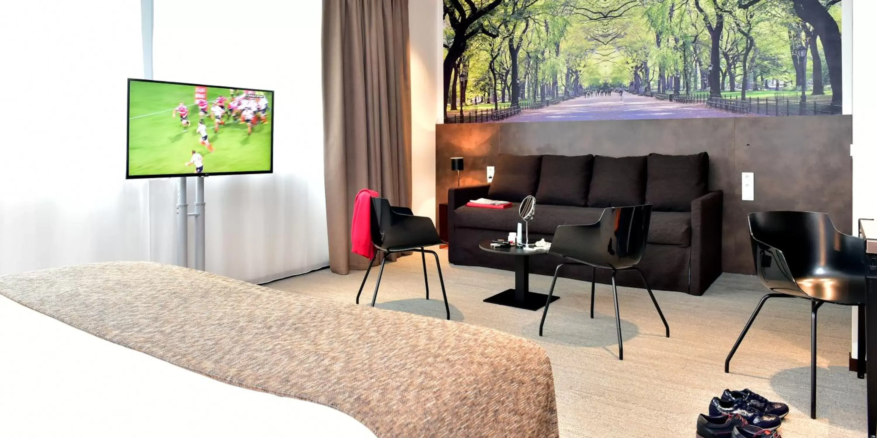 TV and multimedia, Seating Area in Central Park Hôtel & Spa