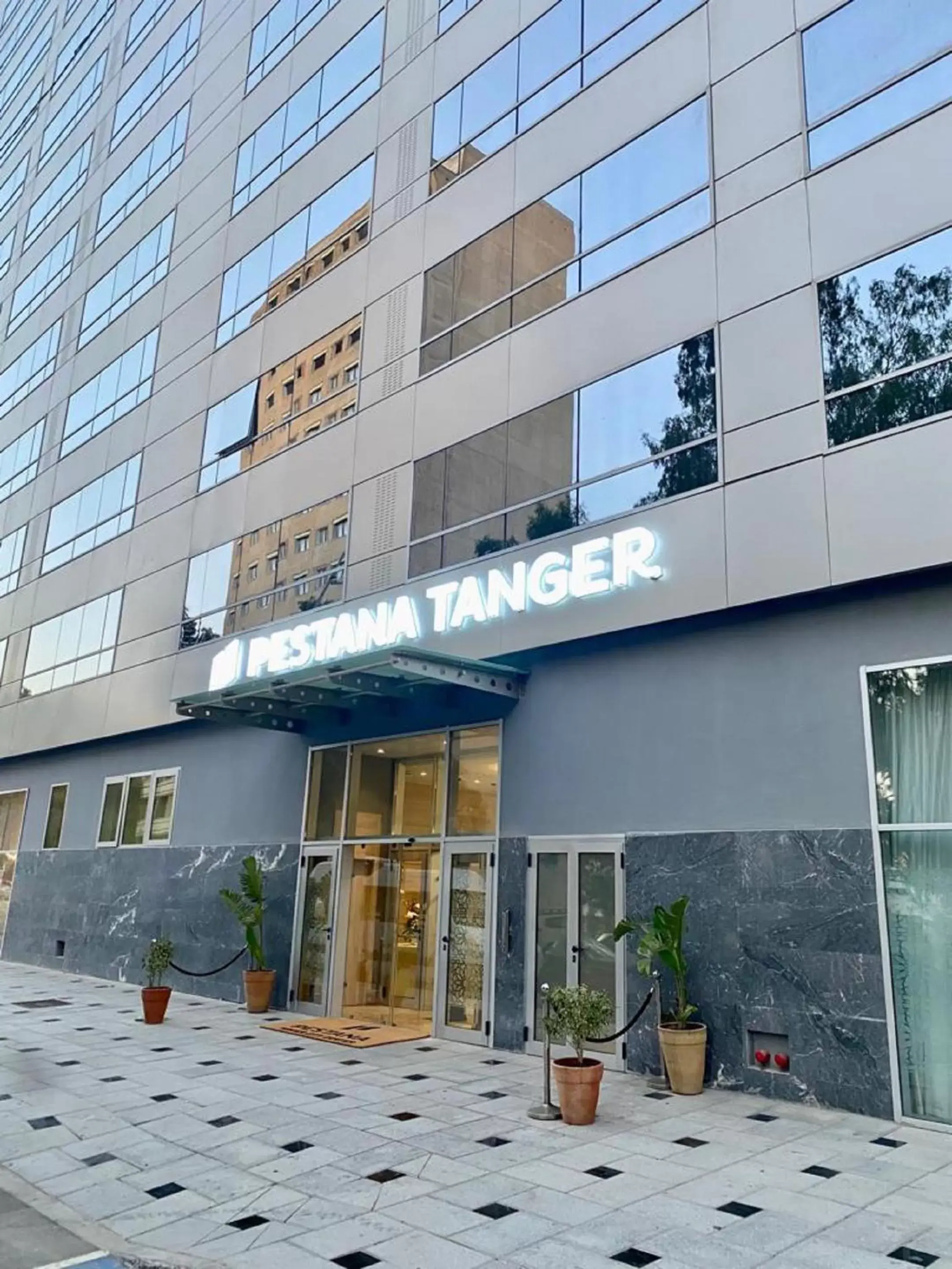 Property building in Pestana Tanger - City Center Hotel Suites & Apartments Property building in Pestana Tanger - City Center Hotel Suites & Apartments