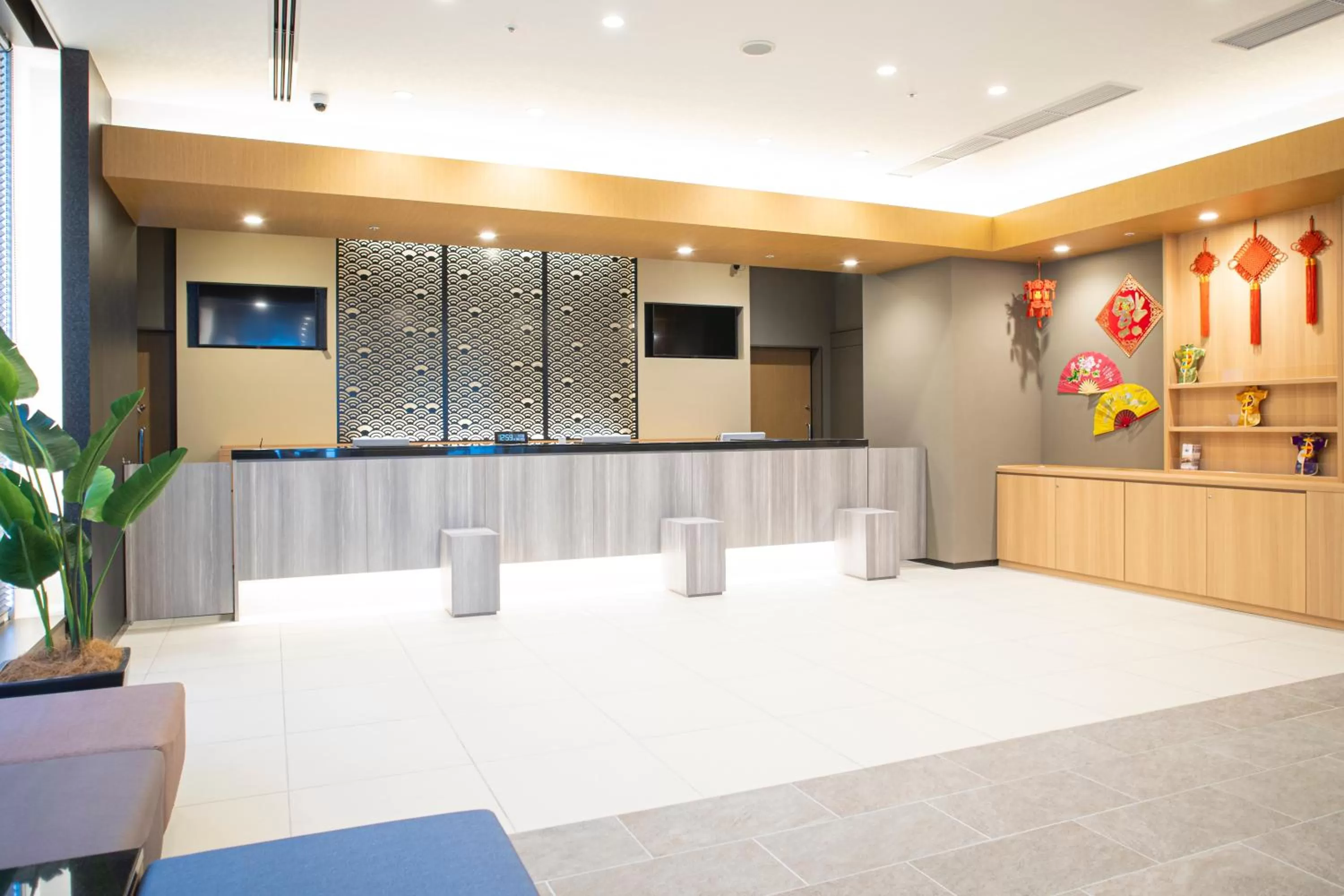 Lobby or reception in Dormy Inn Premium Nagasaki Ekimae