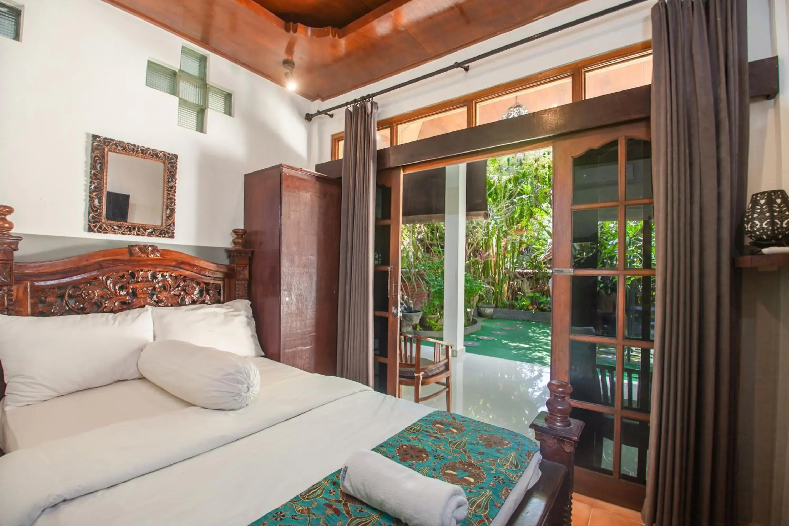 Bed in Pondok Taksu Bali