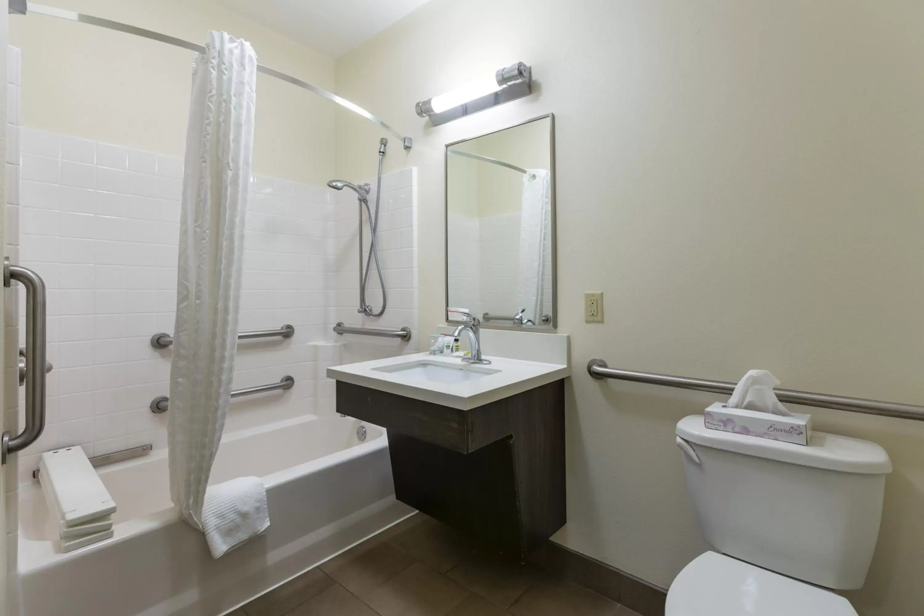 Photo of the whole room, Bathroom in Candlewood Suites San Marcos, an IHG Hotel