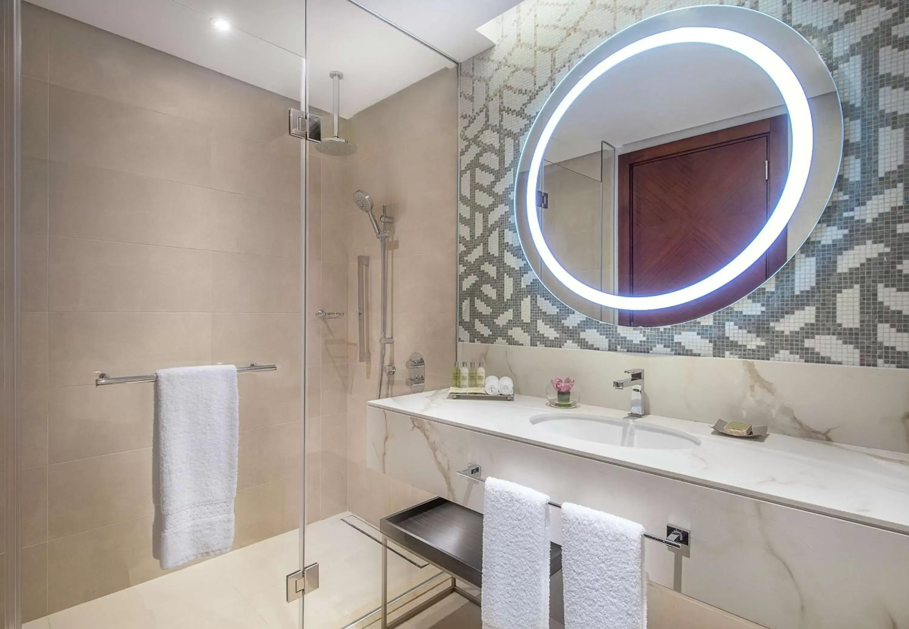 Bathroom in Hilton Doha The Pearl
