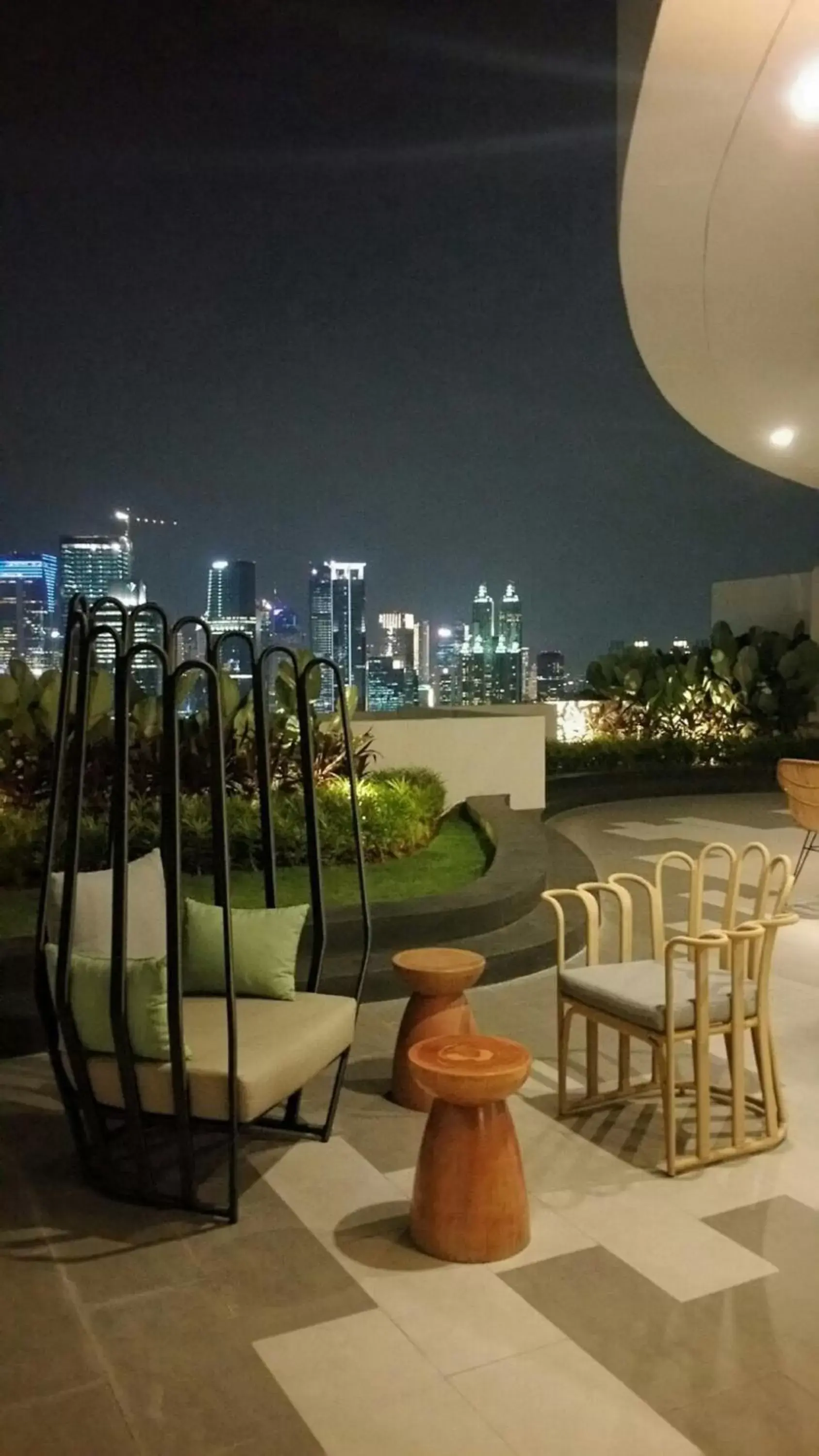 Balcony/Terrace in Somerset Grand Citra Jakarta