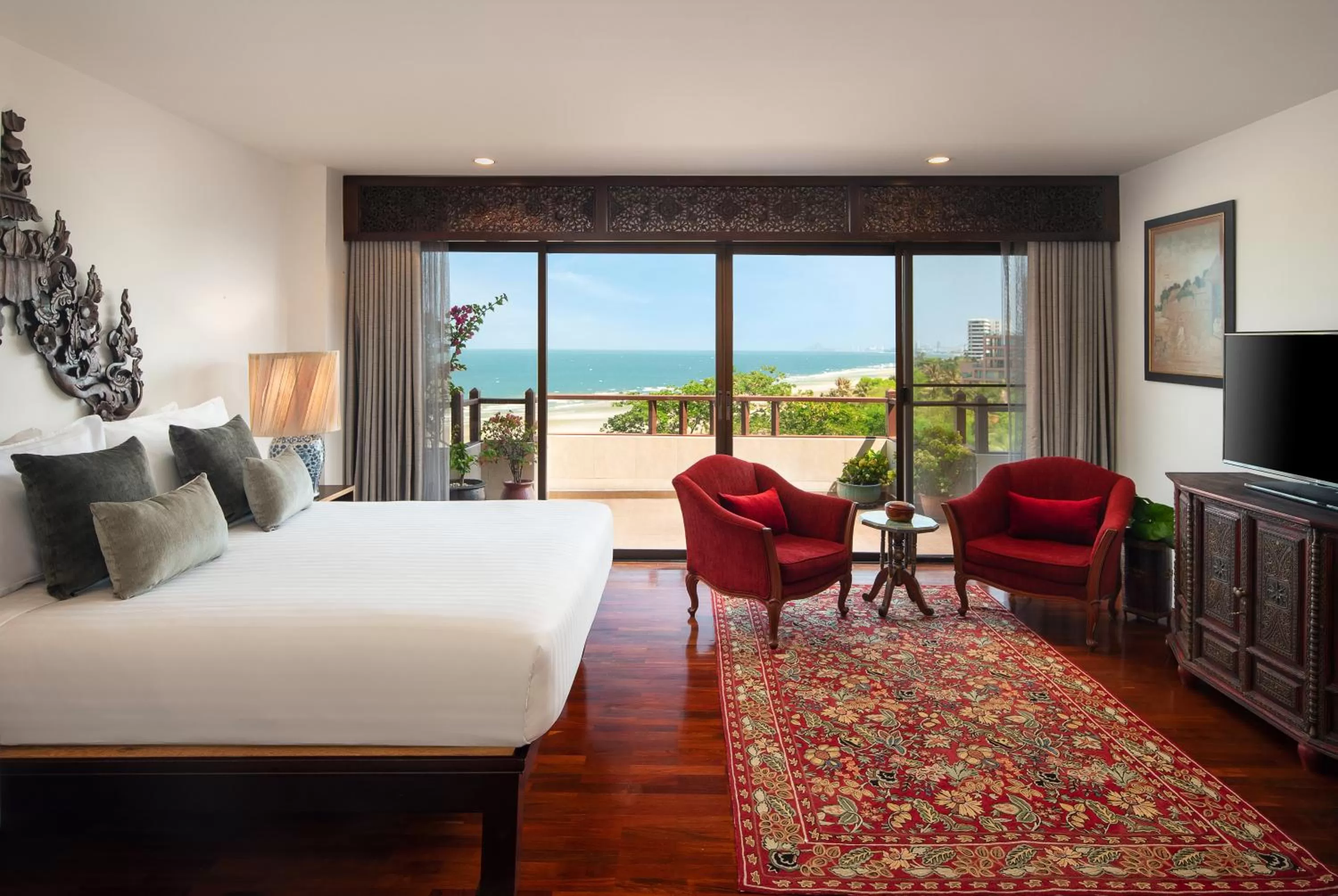 Photo of the whole room, Bed in Anantara Hua Hin Resort