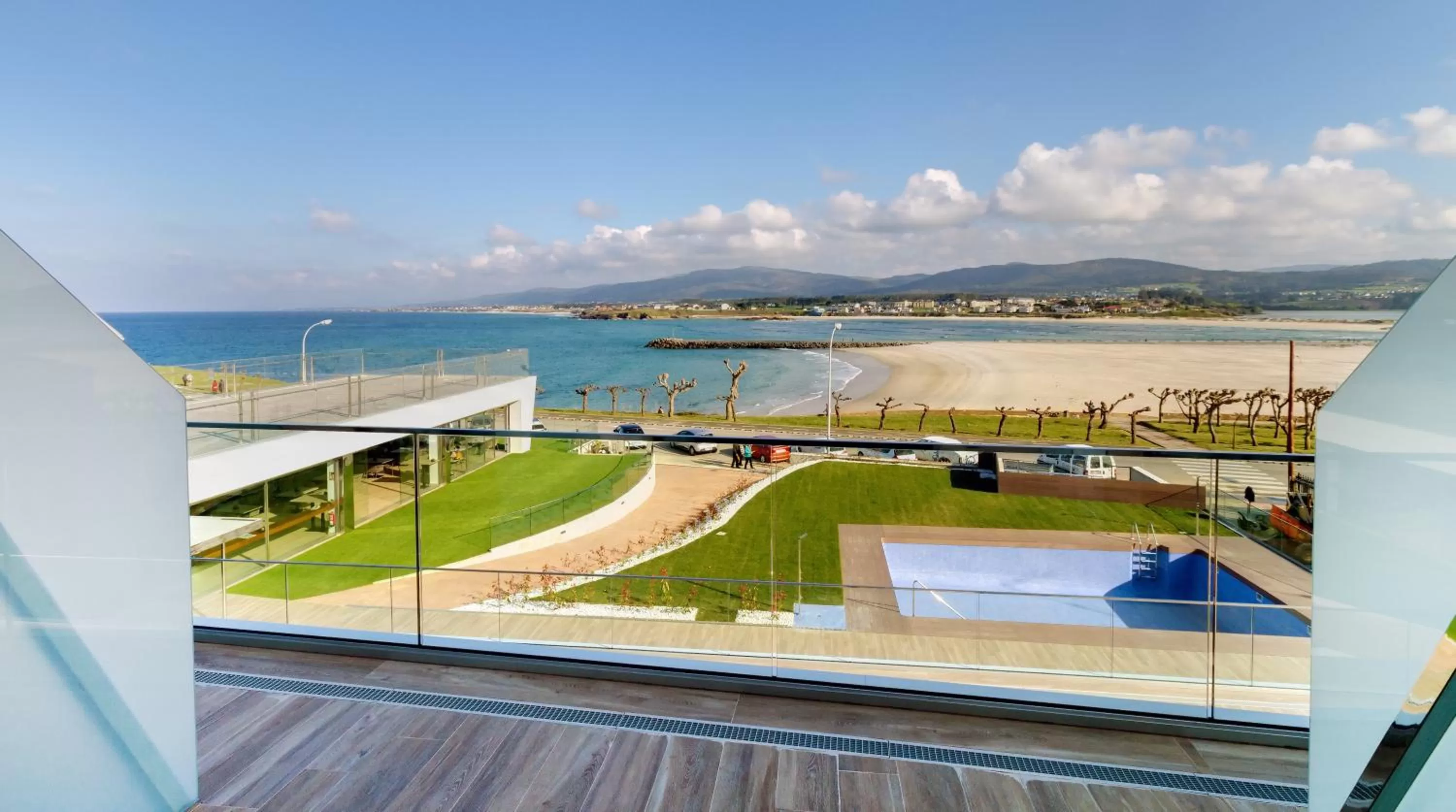 Balcony/Terrace in Oca Playa de Foz Hotel & Spa