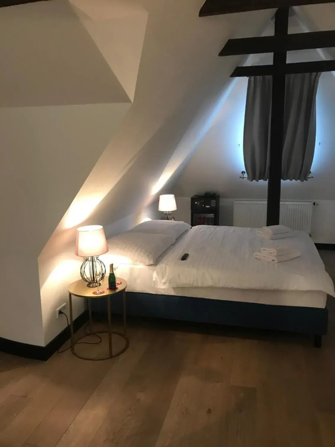 Bed in Antik Hotel Prague